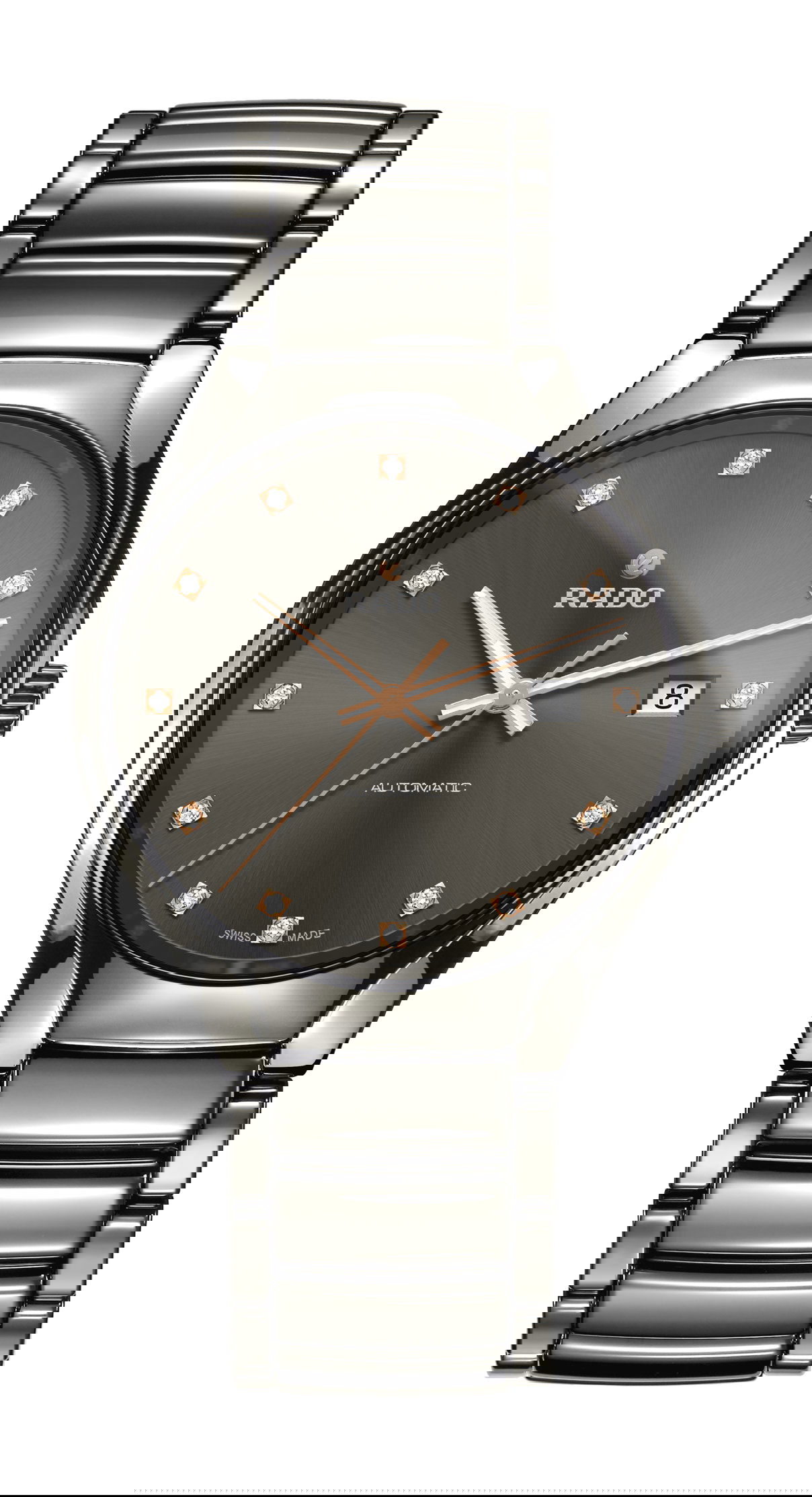 Rado True Automatic Diamonds luxury timepiece - detailed view