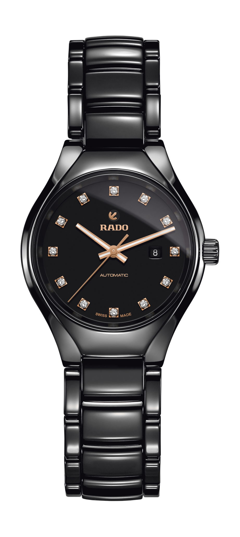 Rado True Automatic Diamonds luxury timepiece - detailed view