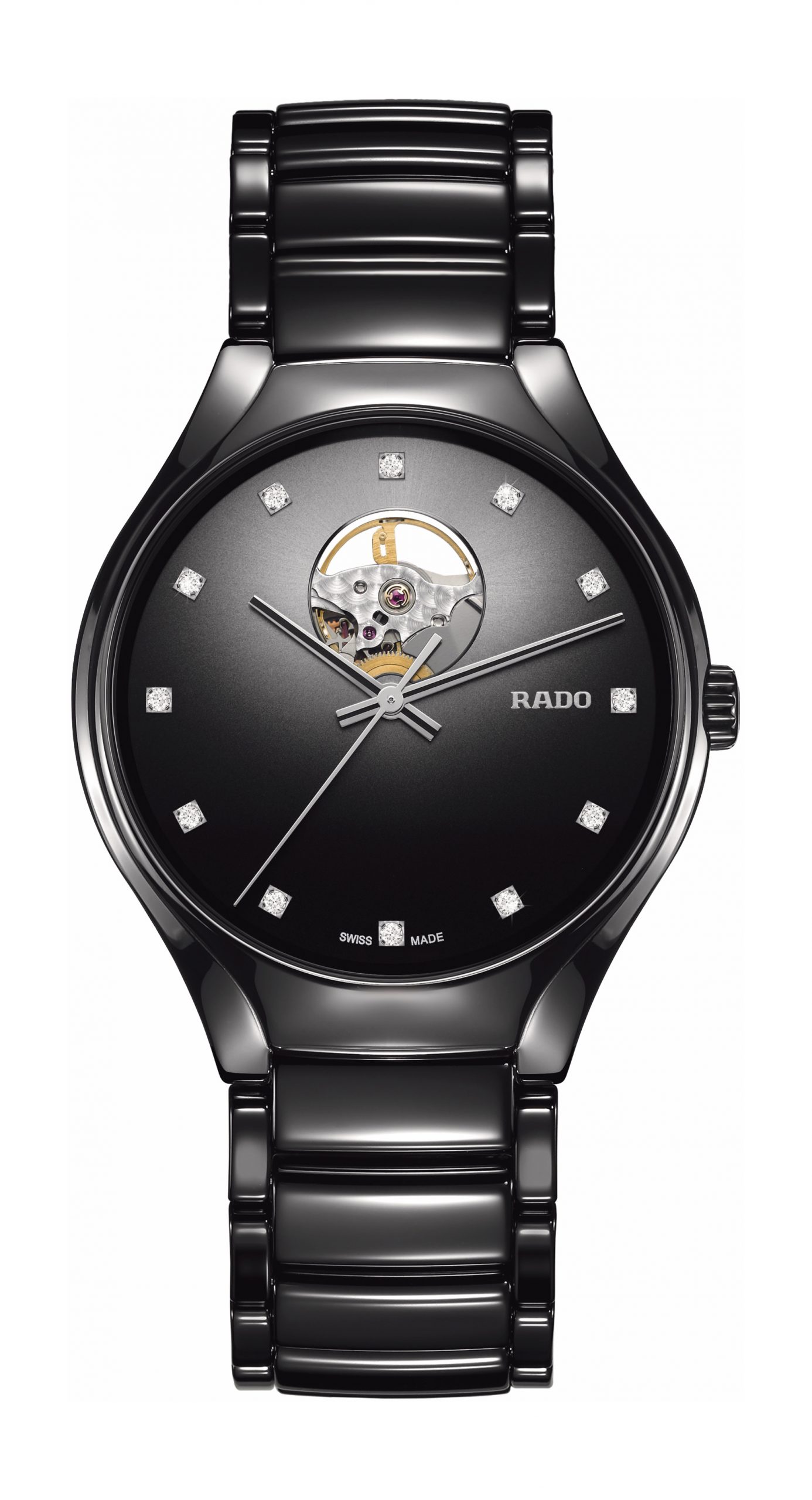 Rado True Secret Diamonds luxury timepiece - detailed view