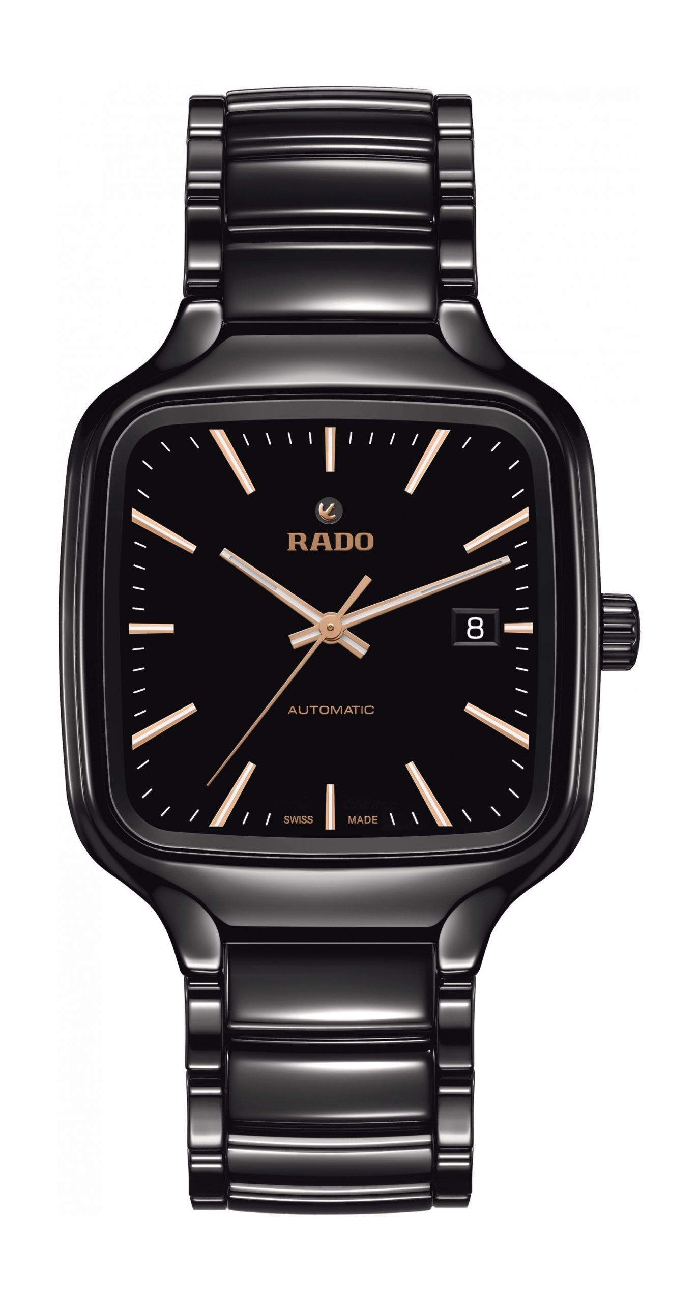 Rado True Square Automatic luxury timepiece - detailed view