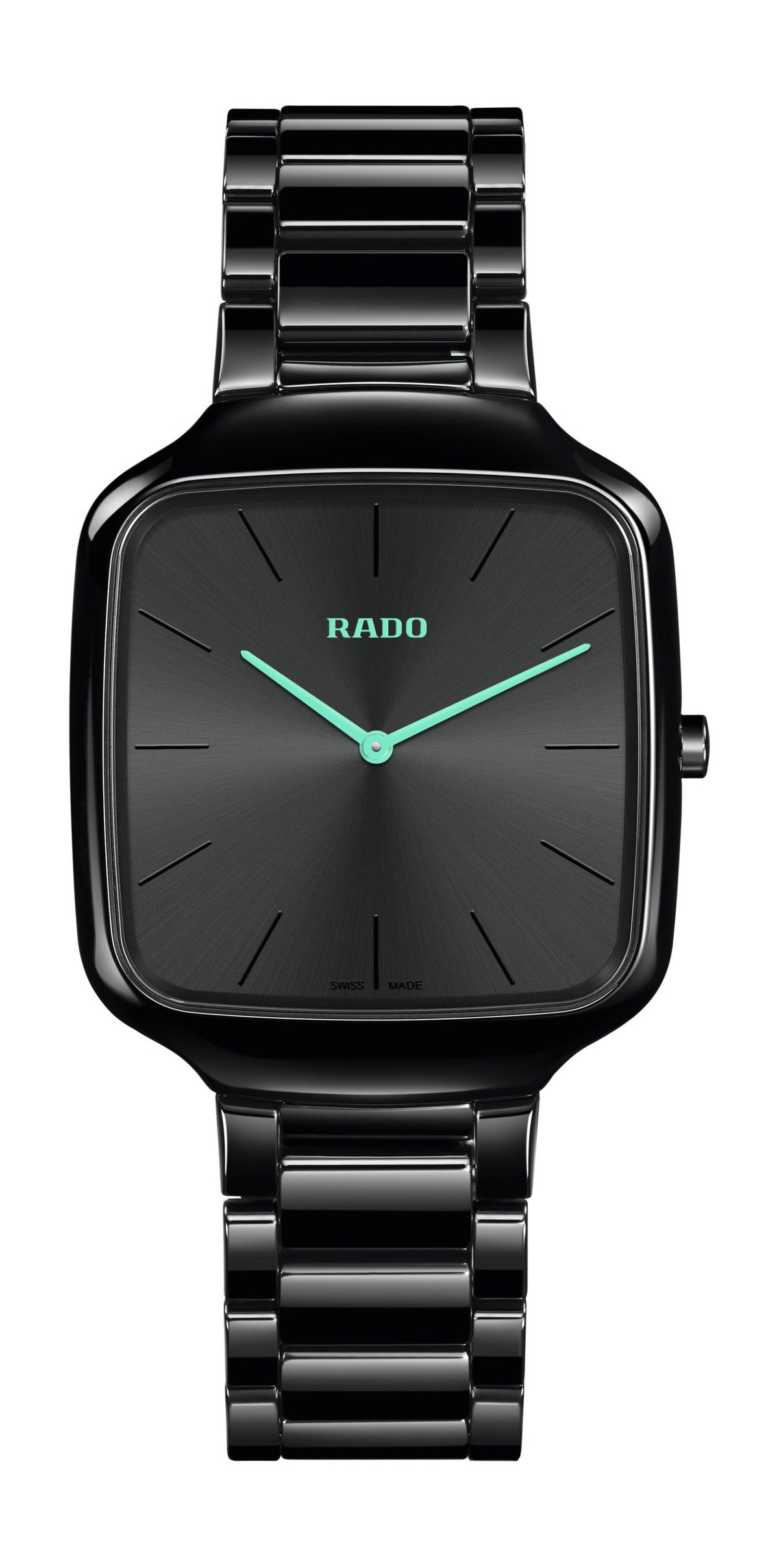 Rado True Square Thinline luxury timepiece - detailed view