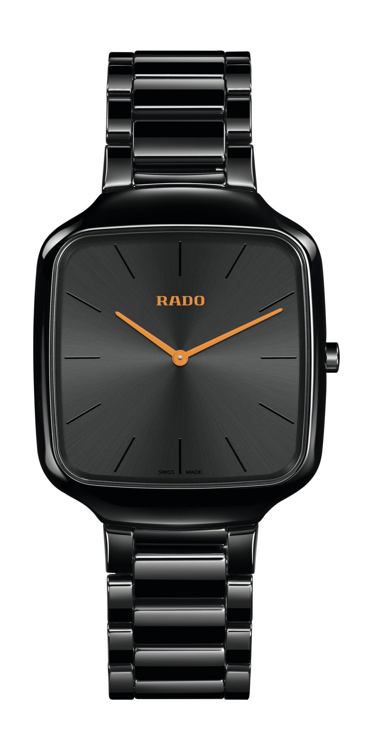 Rado True Square Thinline luxury timepiece - detailed view