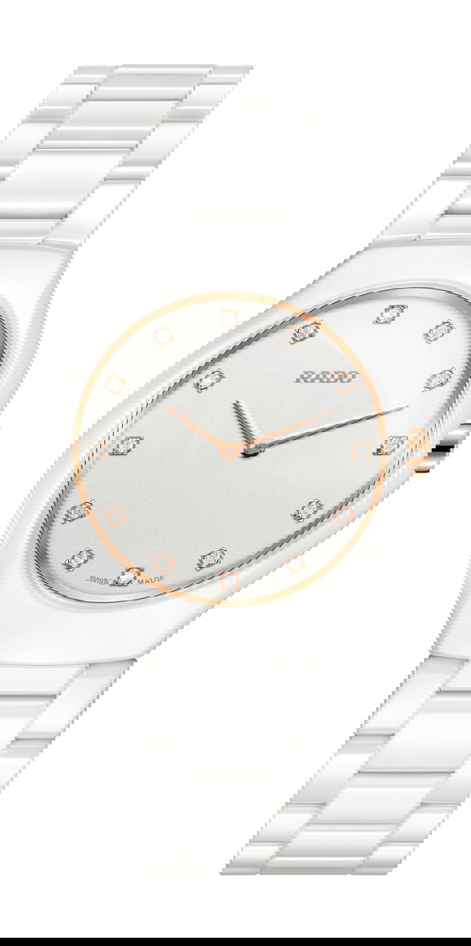 Rado True Thinline Diamonds luxury timepiece - detailed view