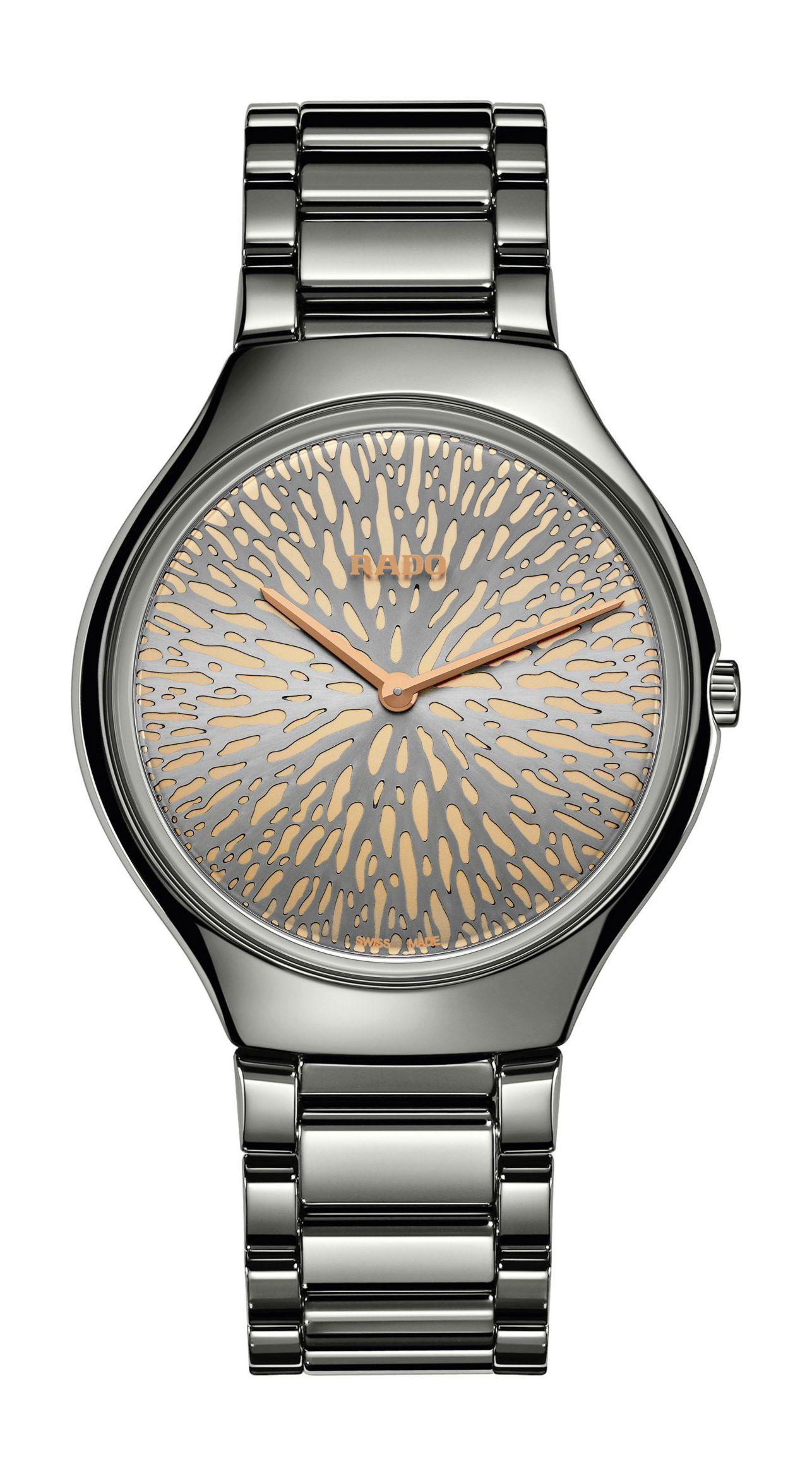 Rado True Thinline X Great Gardens of the World luxury timepiece - detailed view