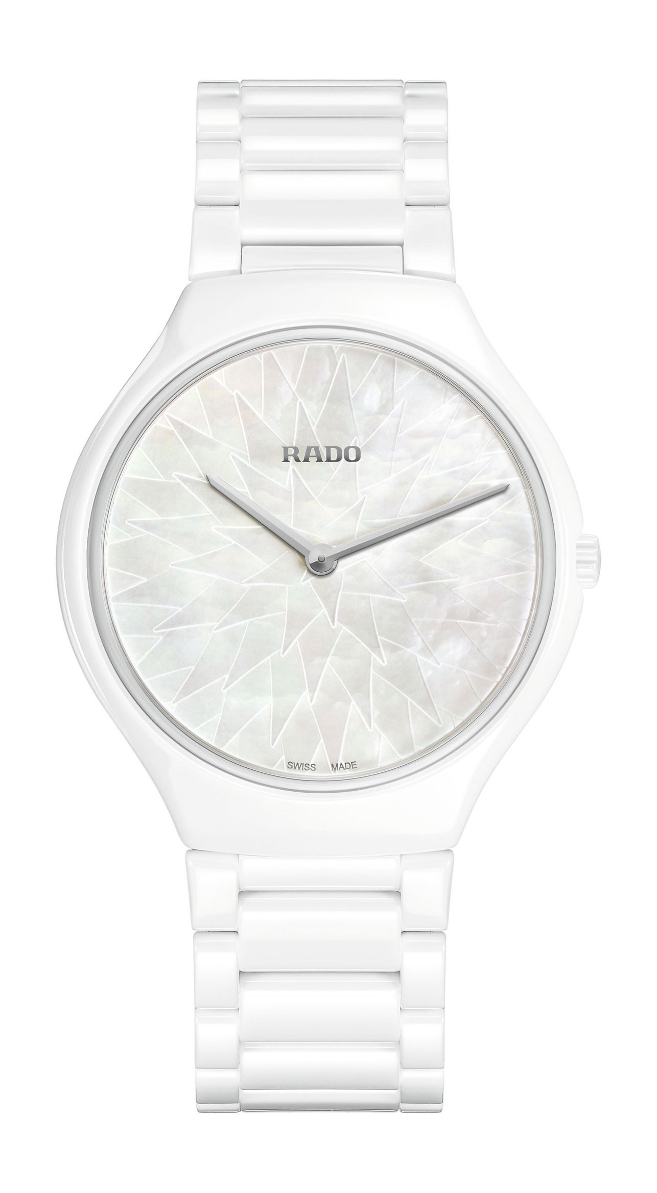 Rado True Thinline X Great Gardens of the World luxury timepiece - detailed view