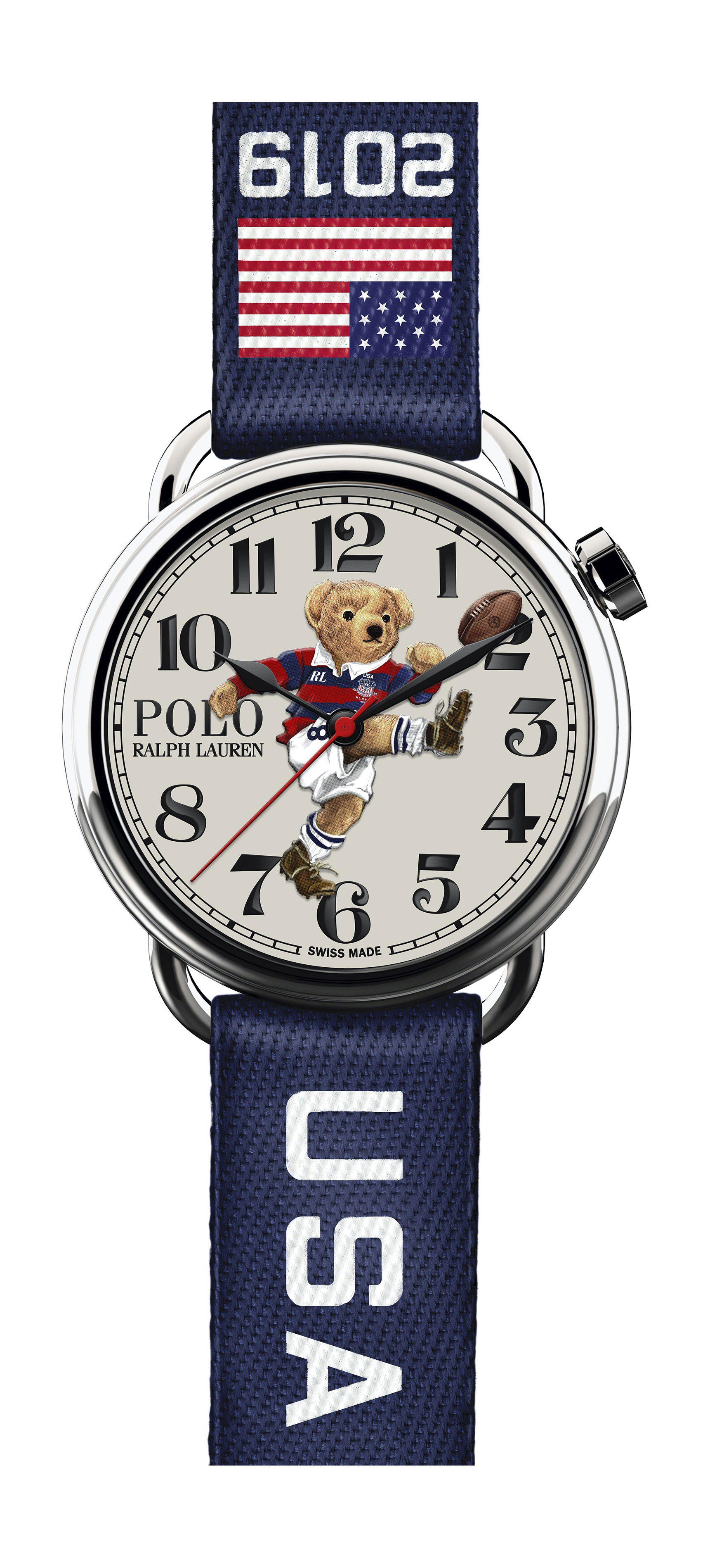 Ralph Lauren Polo Kicker Bear Usa luxury timepiece - detailed view