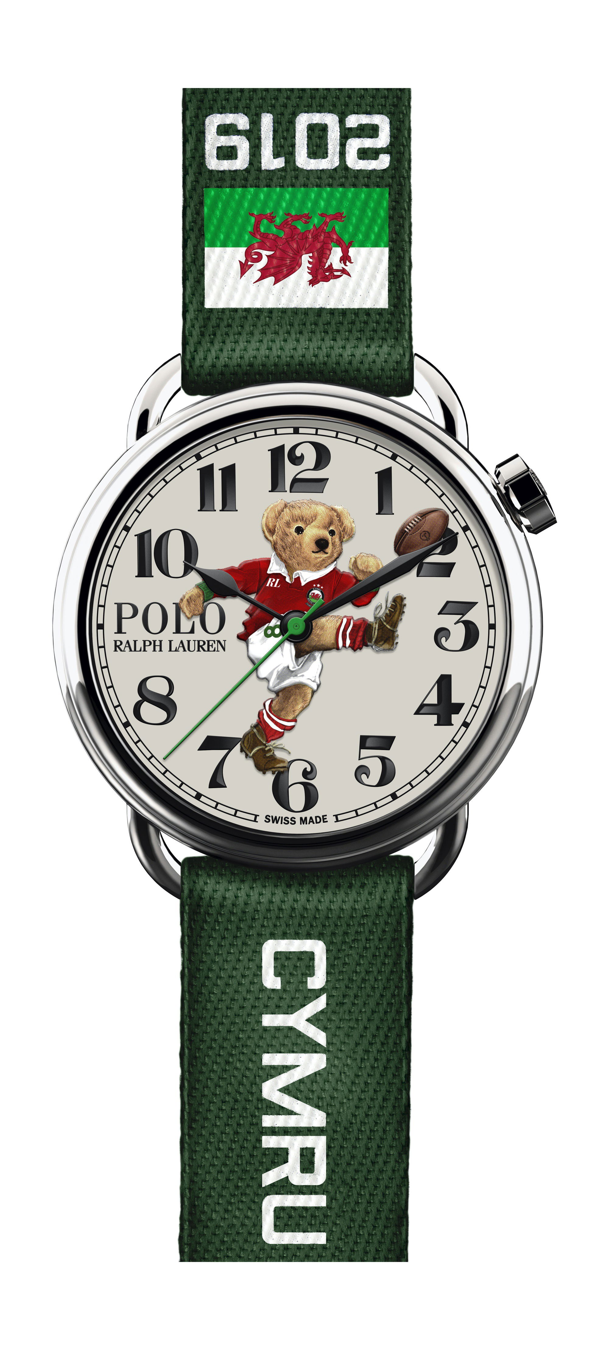 Ralph Lauren Polo Kicker Bear Wales luxury timepiece - detailed view