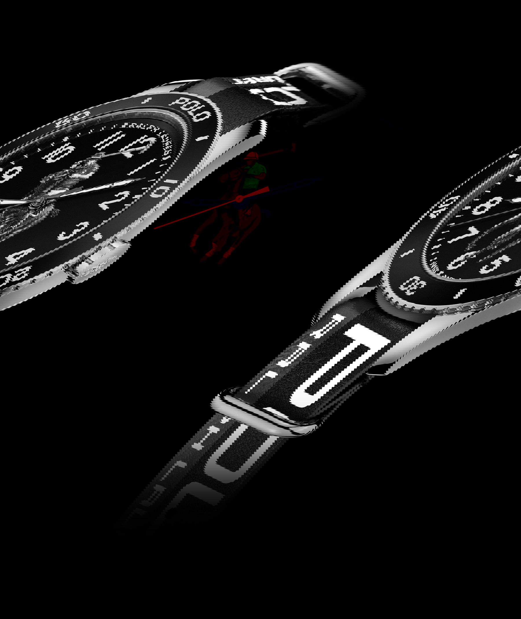 Ralph Lauren The Polo Watch Black Dial - View 3
