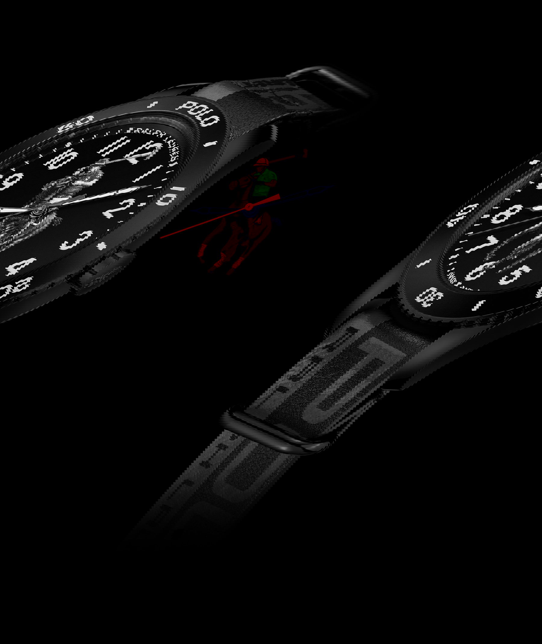 Ralph Lauren The Polo Watch Full Black Dial - View 2