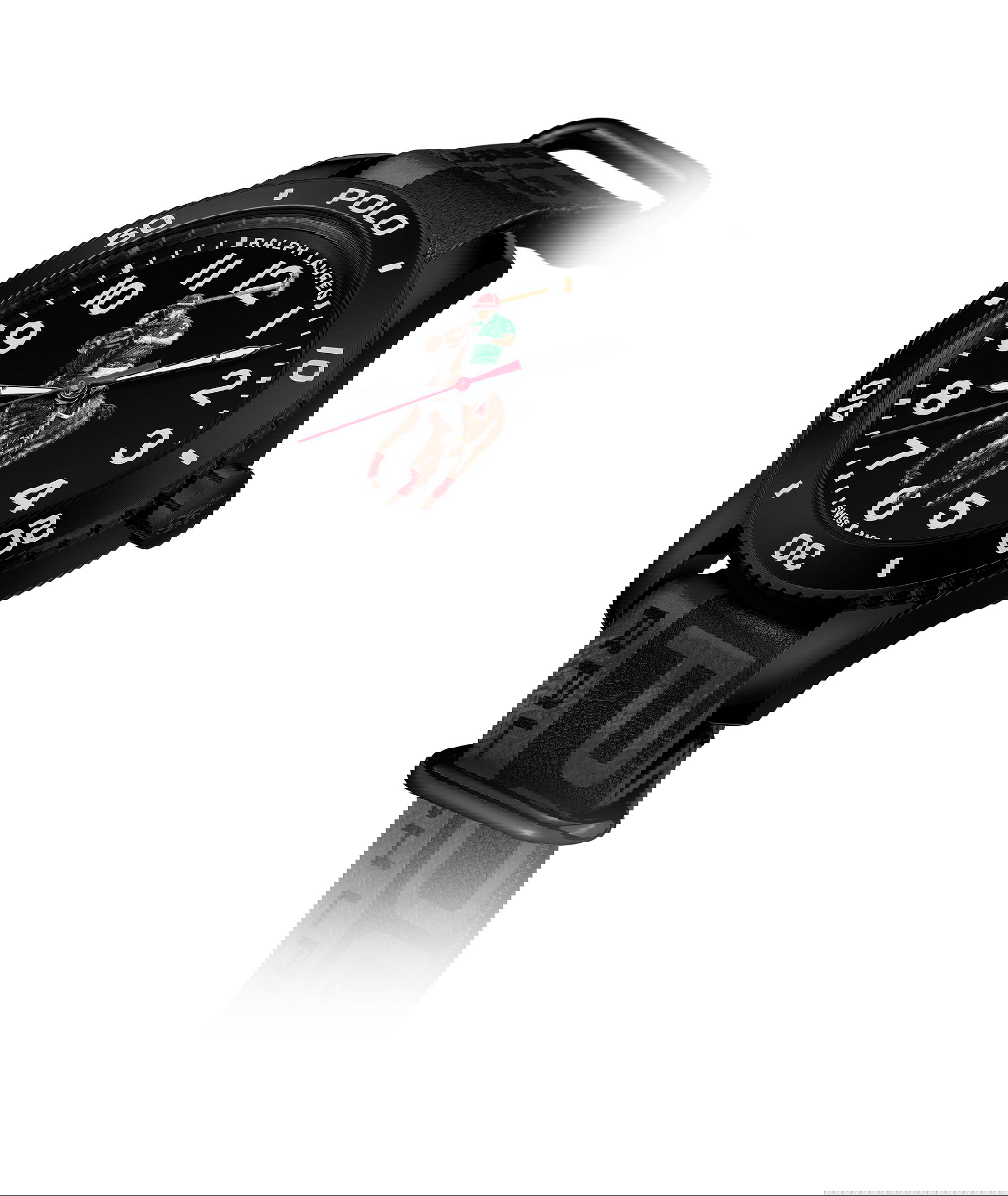 Ralph Lauren The Polo Watch Full Black Dial - View 3
