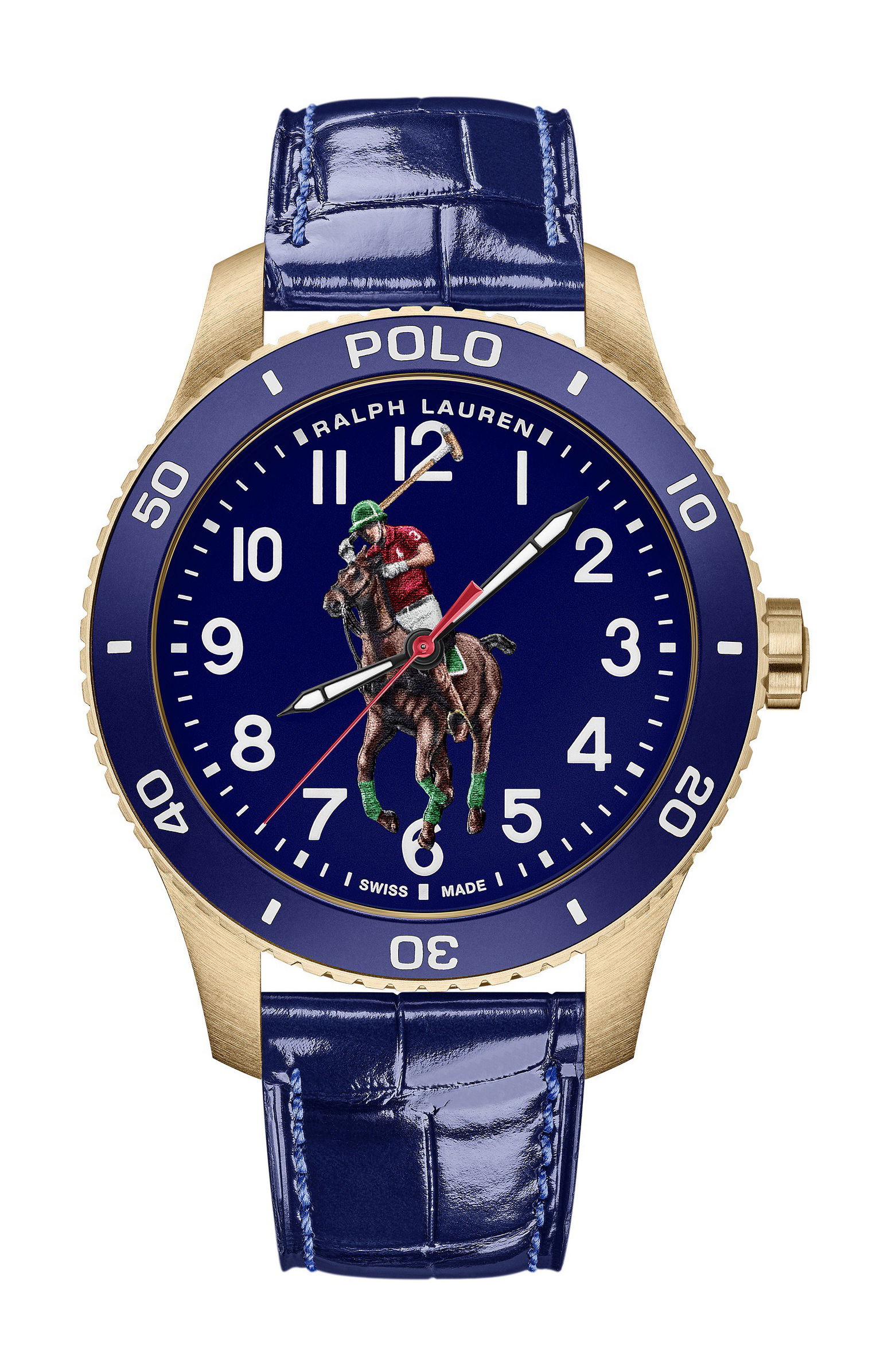 Ralph Lauren Pony Player luxury timepiece - detailed view