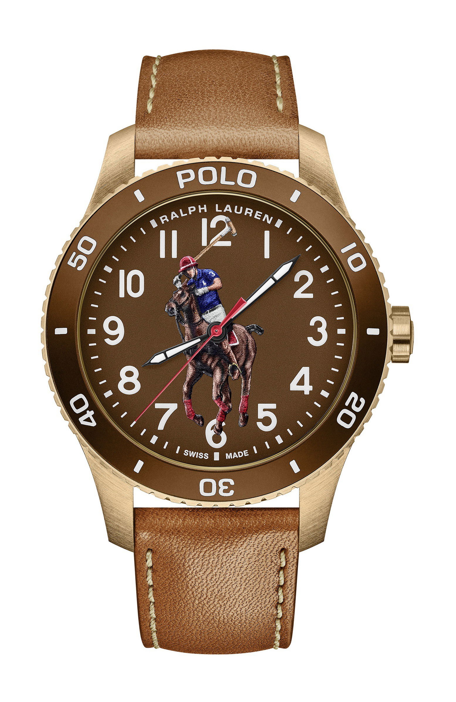 Ralph Lauren Pony Player luxury timepiece - detailed view
