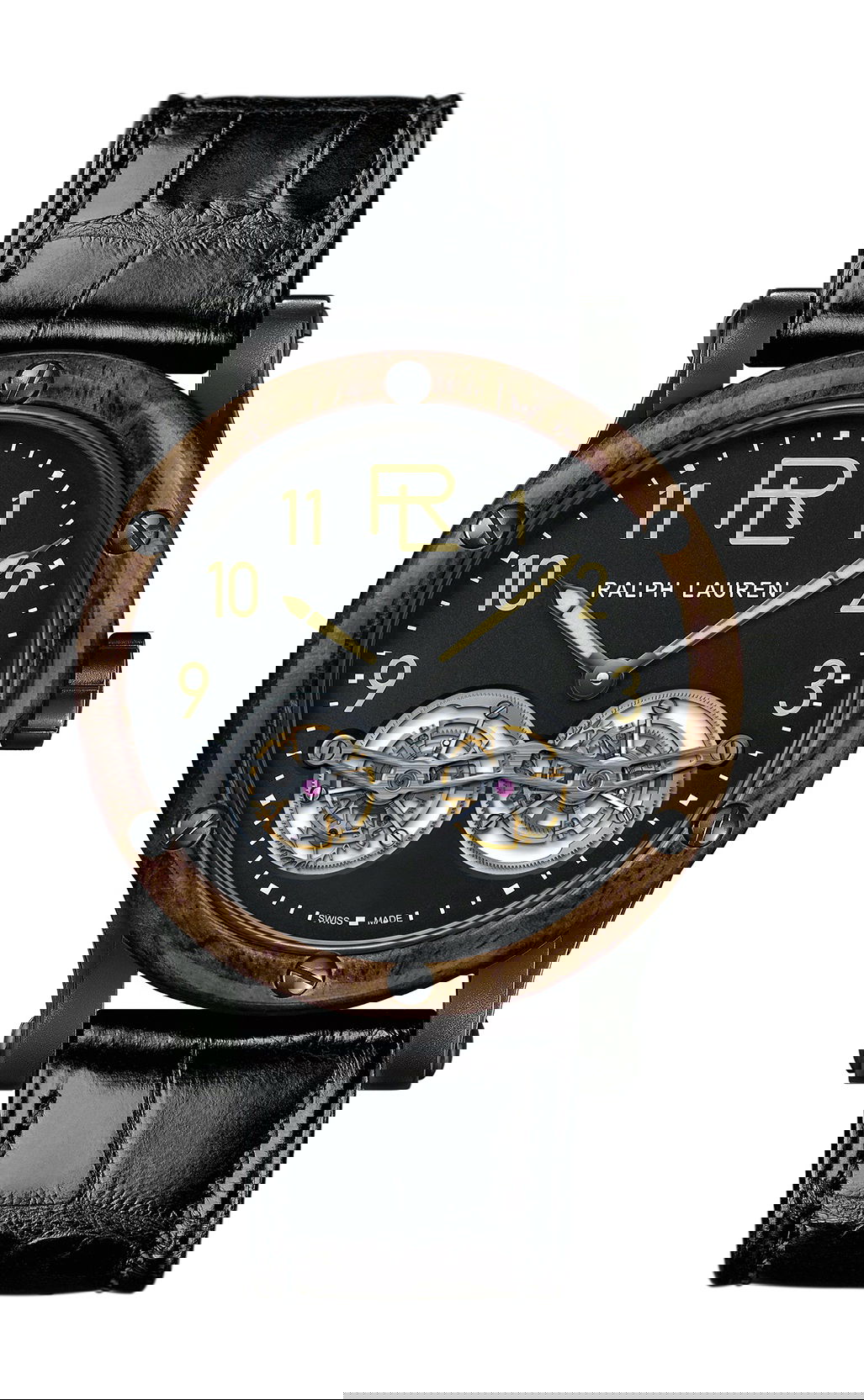 Ralph Lauren Automotive Double Tourbillon Black Steel watch