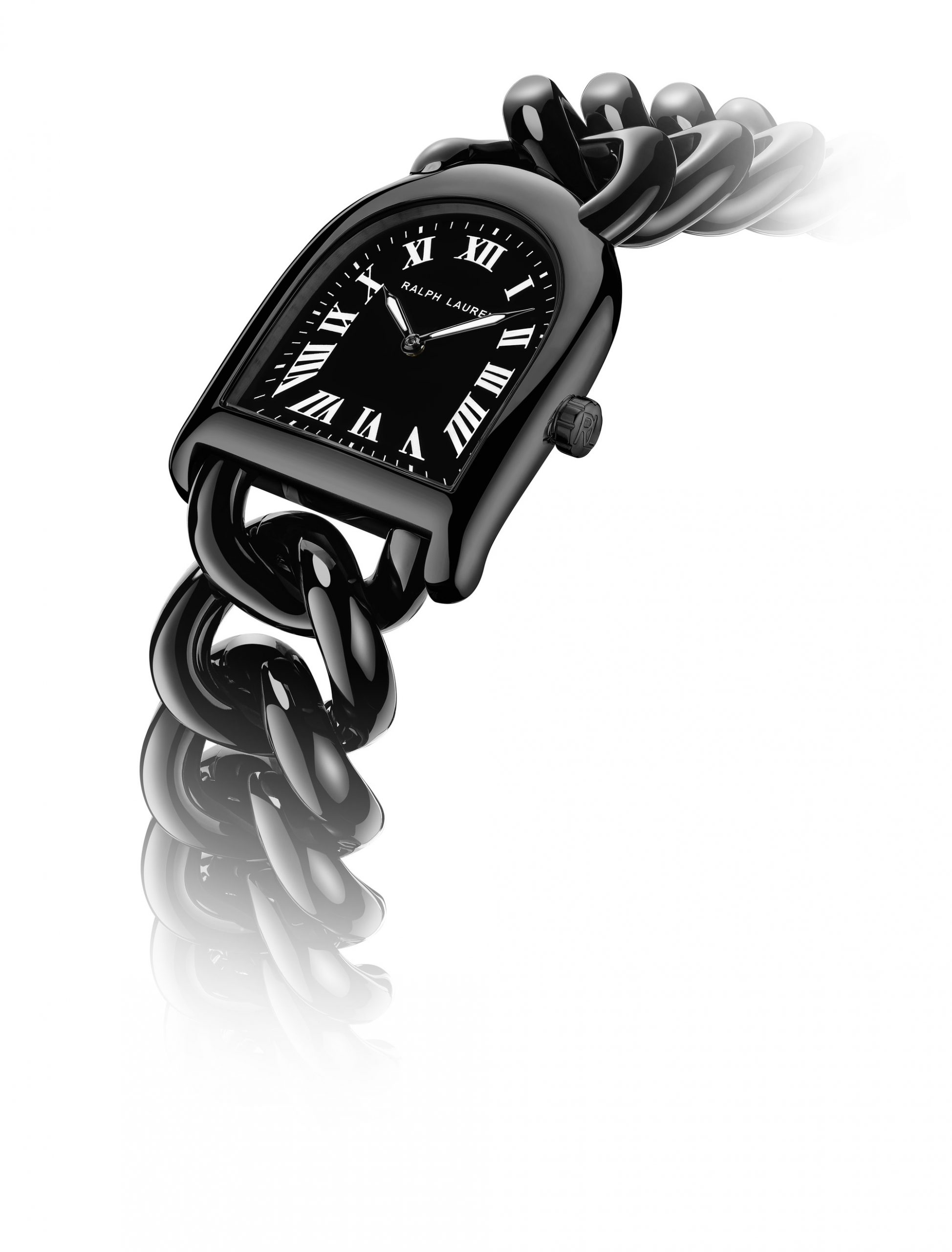 Ralph Lauren Stirrup Small Link Black - View 3