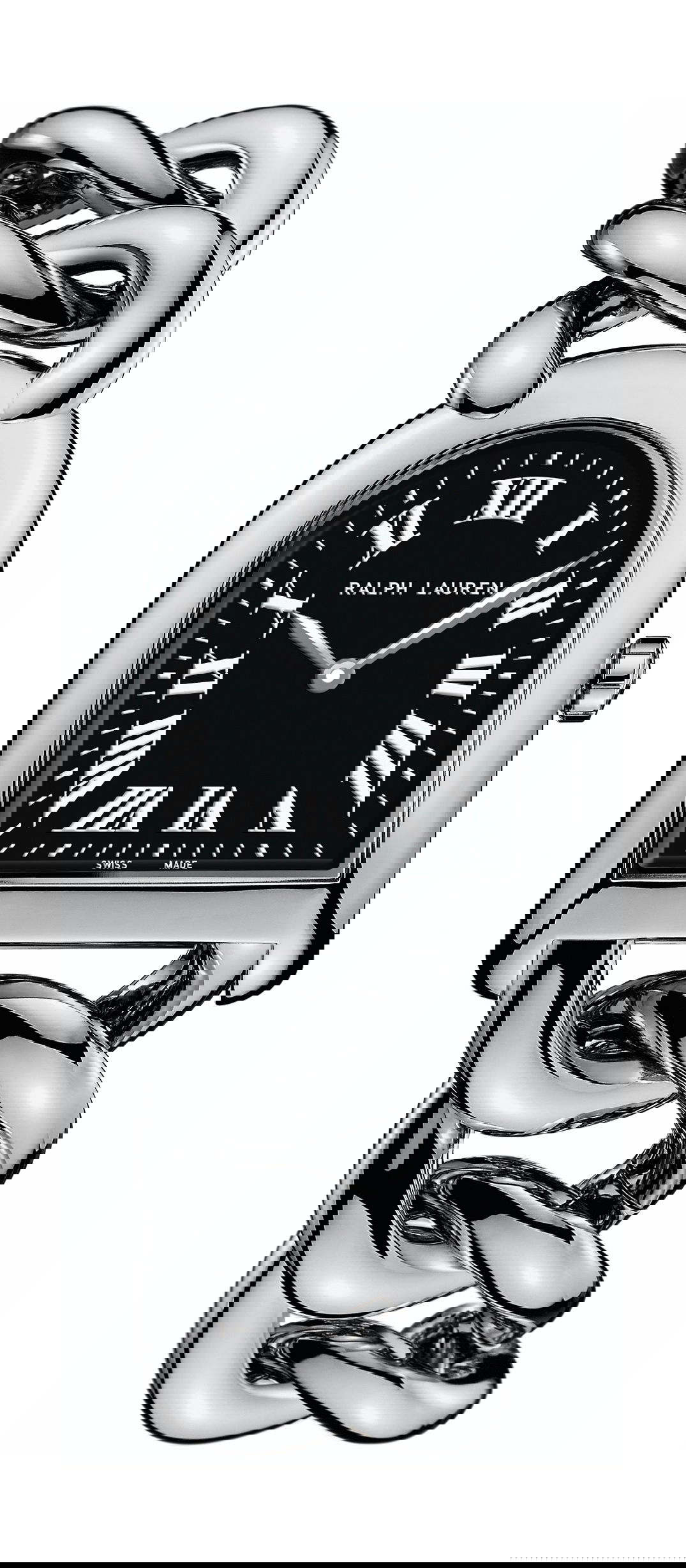 Ralph Lauren Stirrup Petite-Link Steel luxury timepiece - detailed view