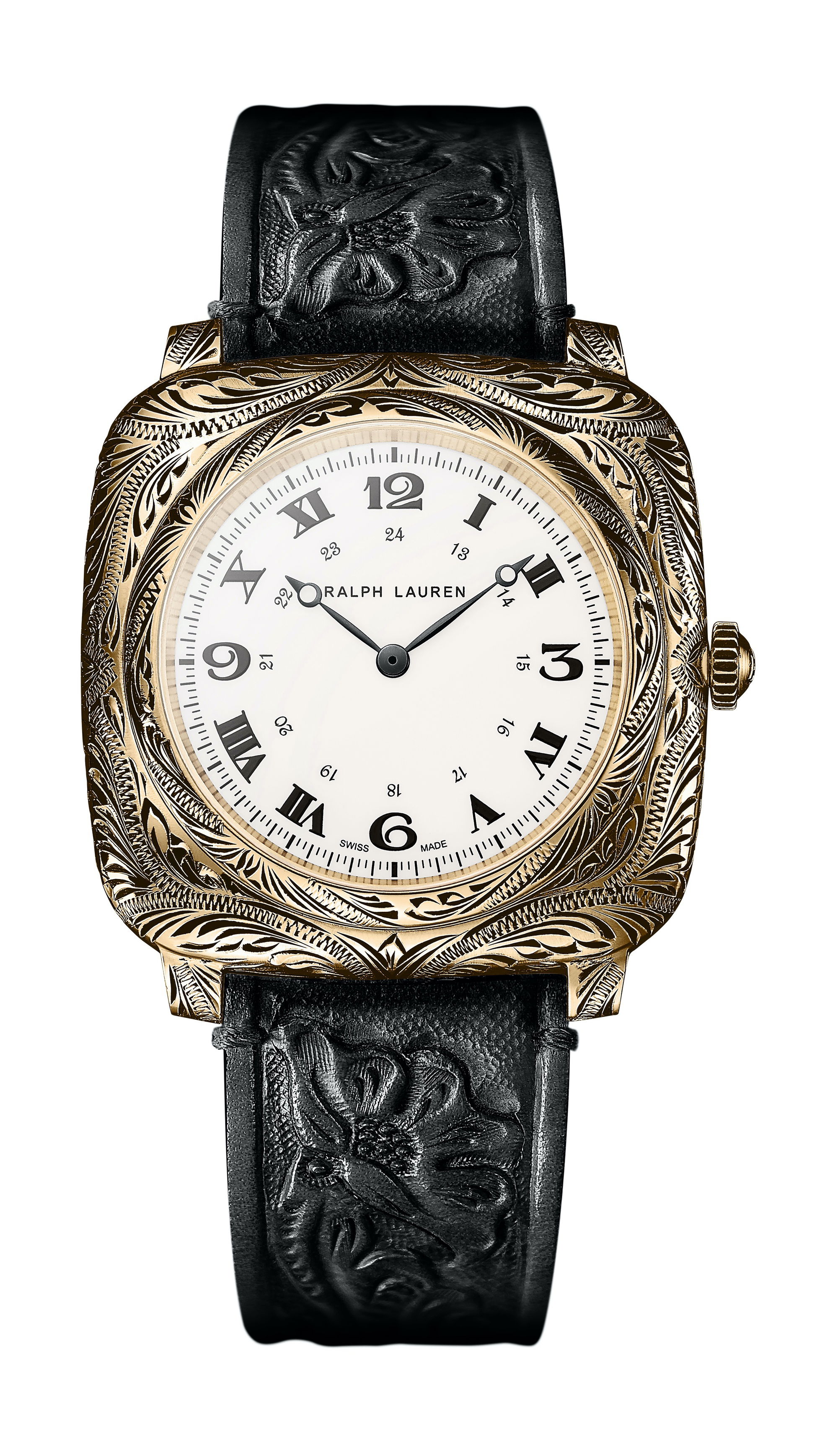 Ralph Lauren Western Cushion luxury timepiece - detailed view