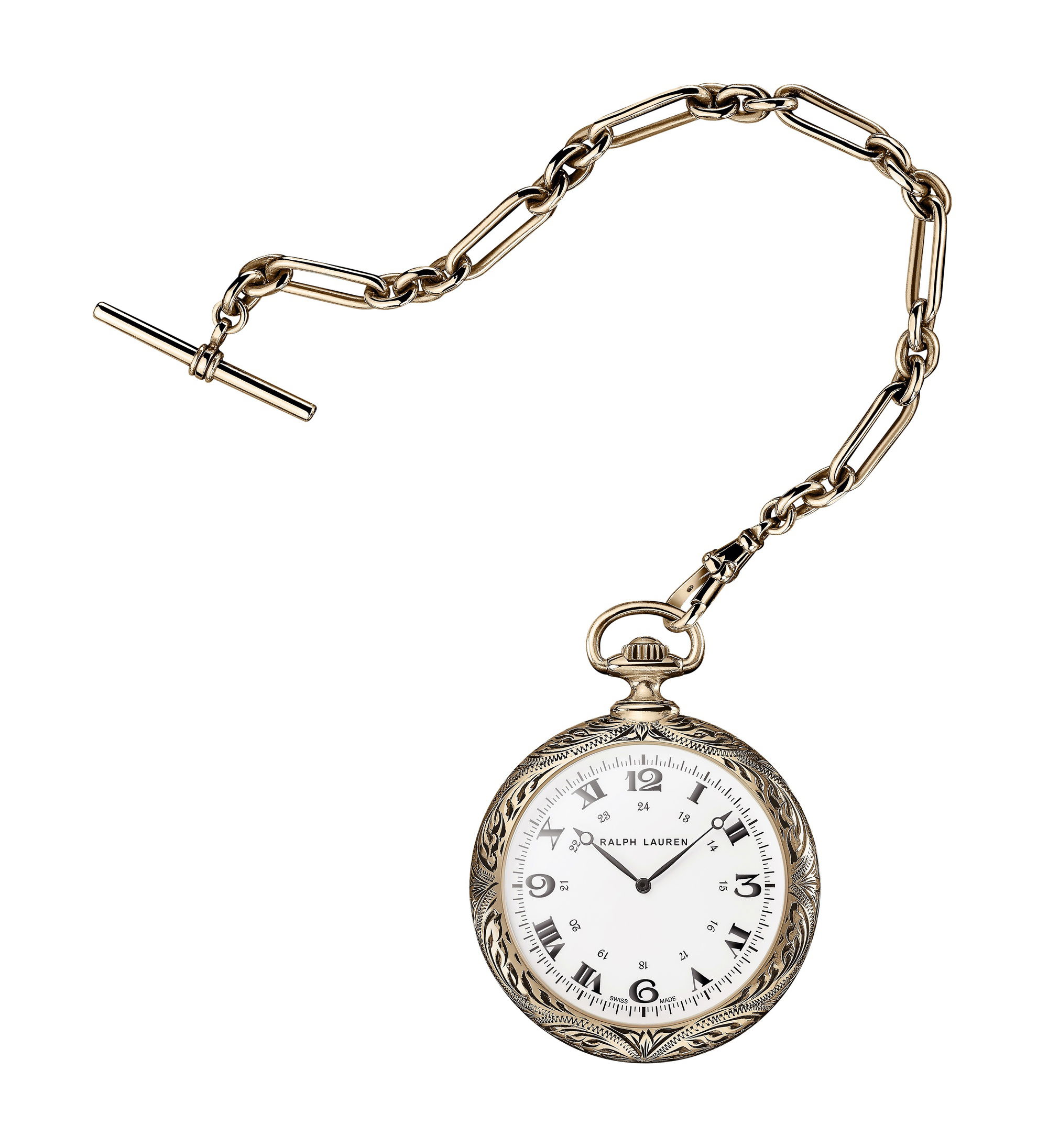 Ralph Lauren Western Pocket 50mm Rose Gold luxury timepiece - detailed view