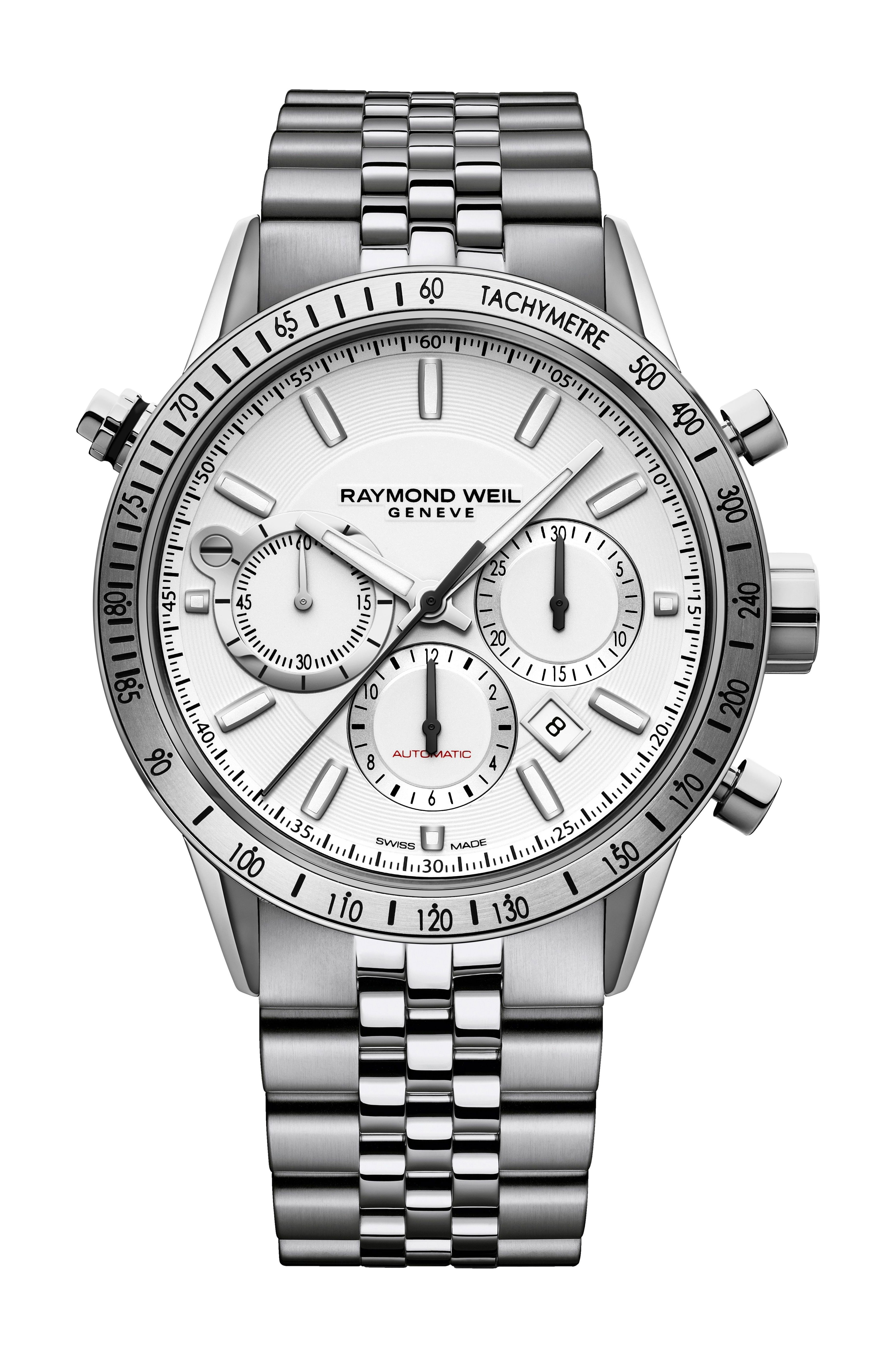 Raymond Weil Freelancer luxury timepiece - detailed view
