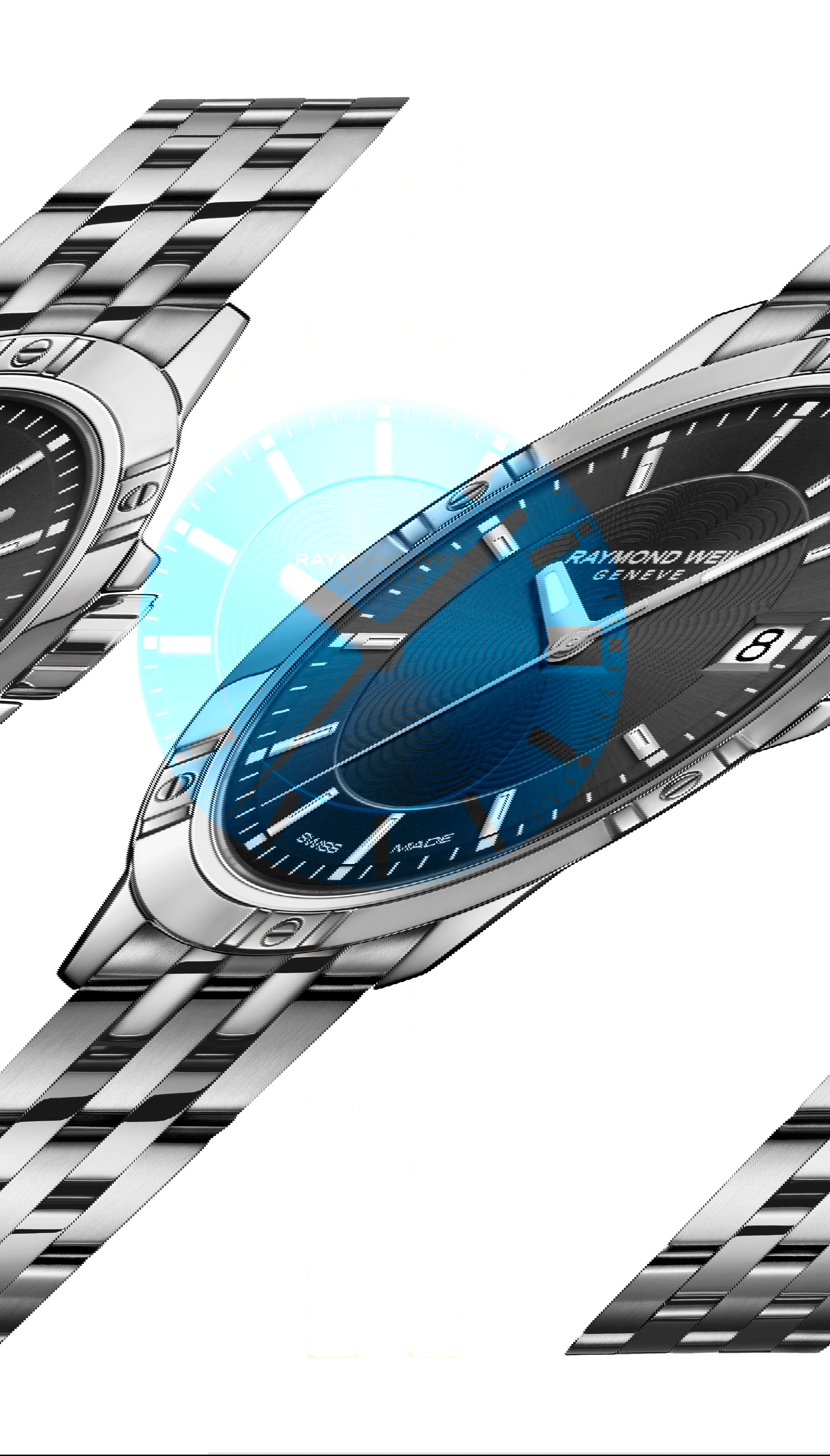 Raymond Weil Tango luxury timepiece - detailed view