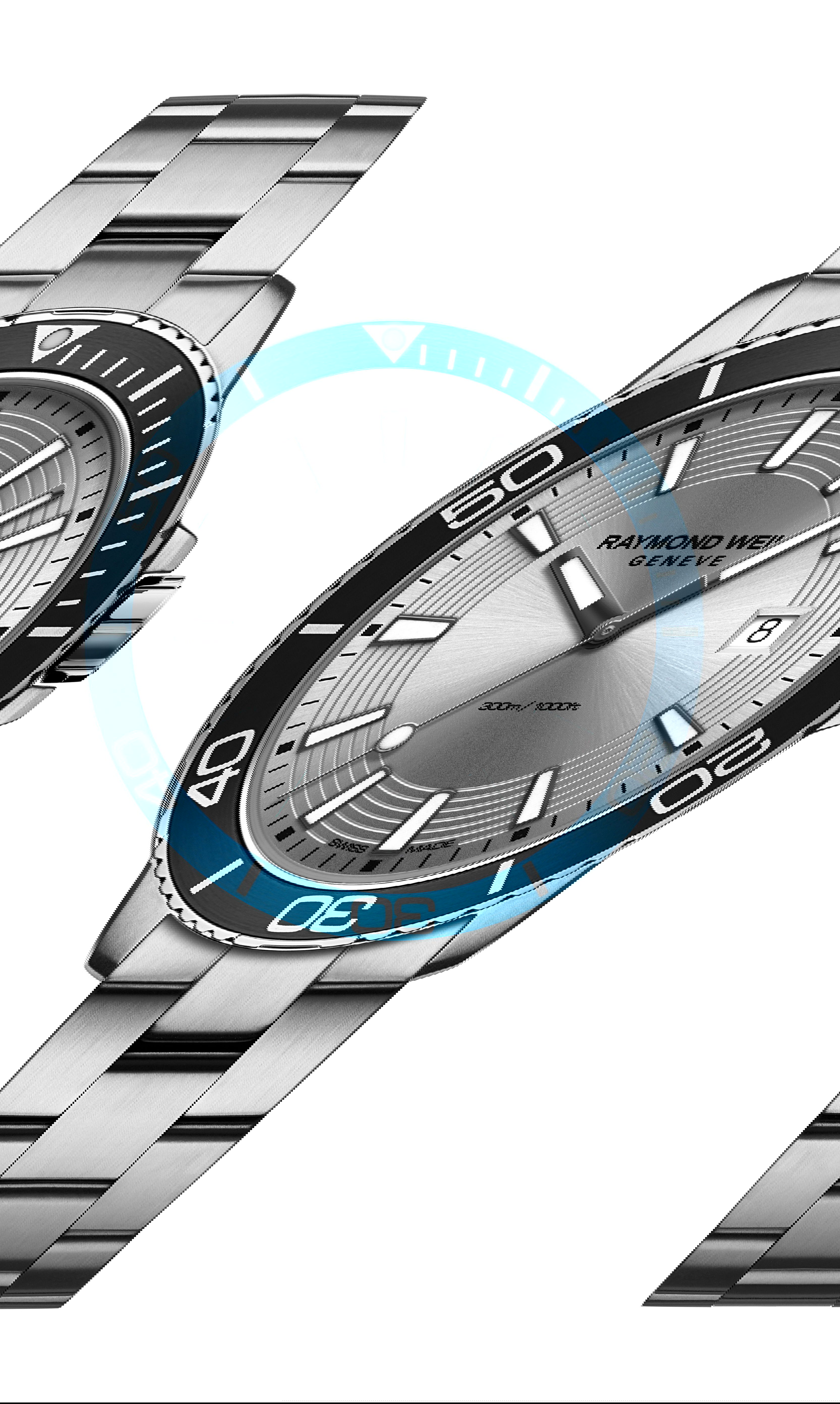 Raymond Weil Tango luxury timepiece - detailed view