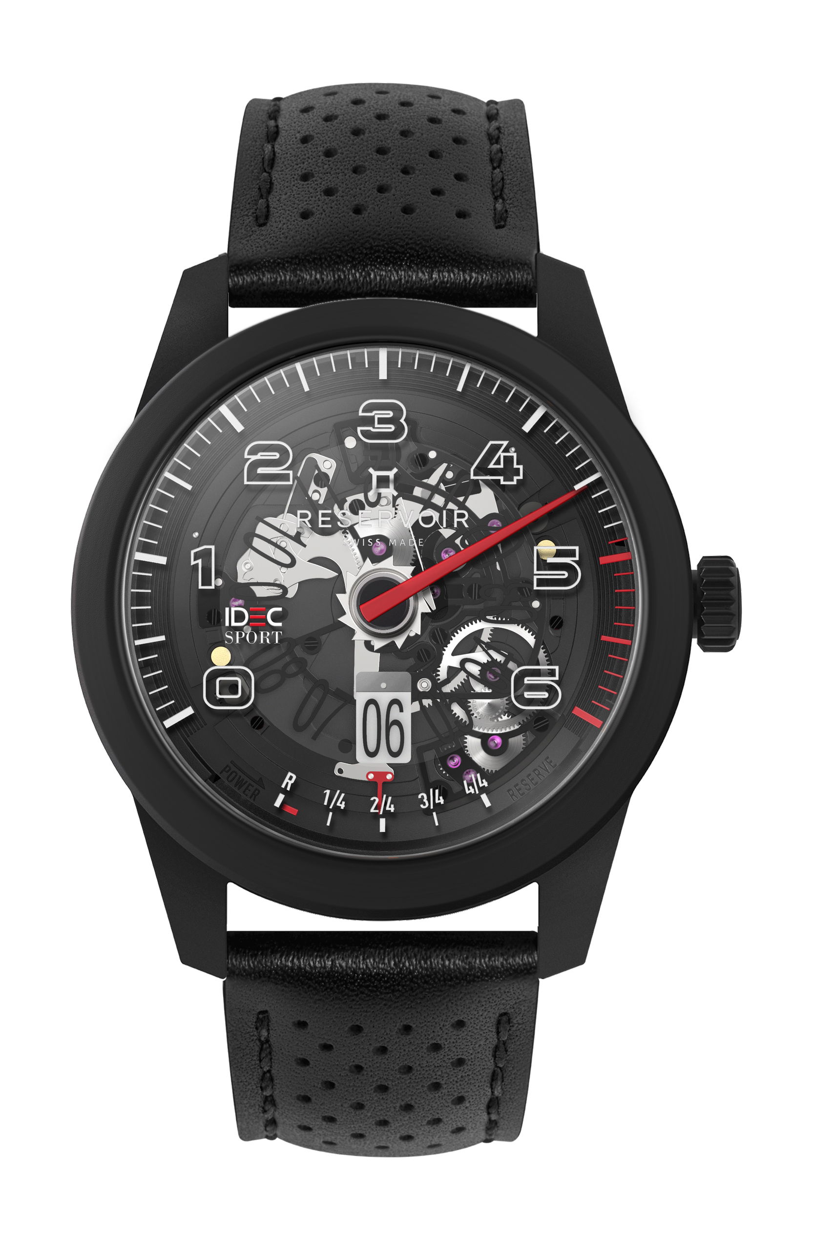Reservoir GT Tour Black Skeleton x IDEC SPORT watch