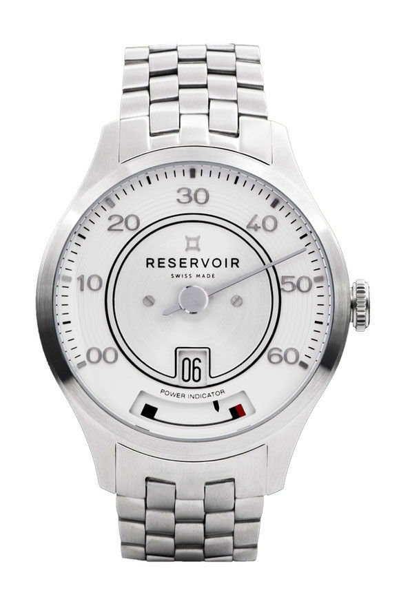 Reservoir Kanister 316 Silver luxury timepiece - detailed view