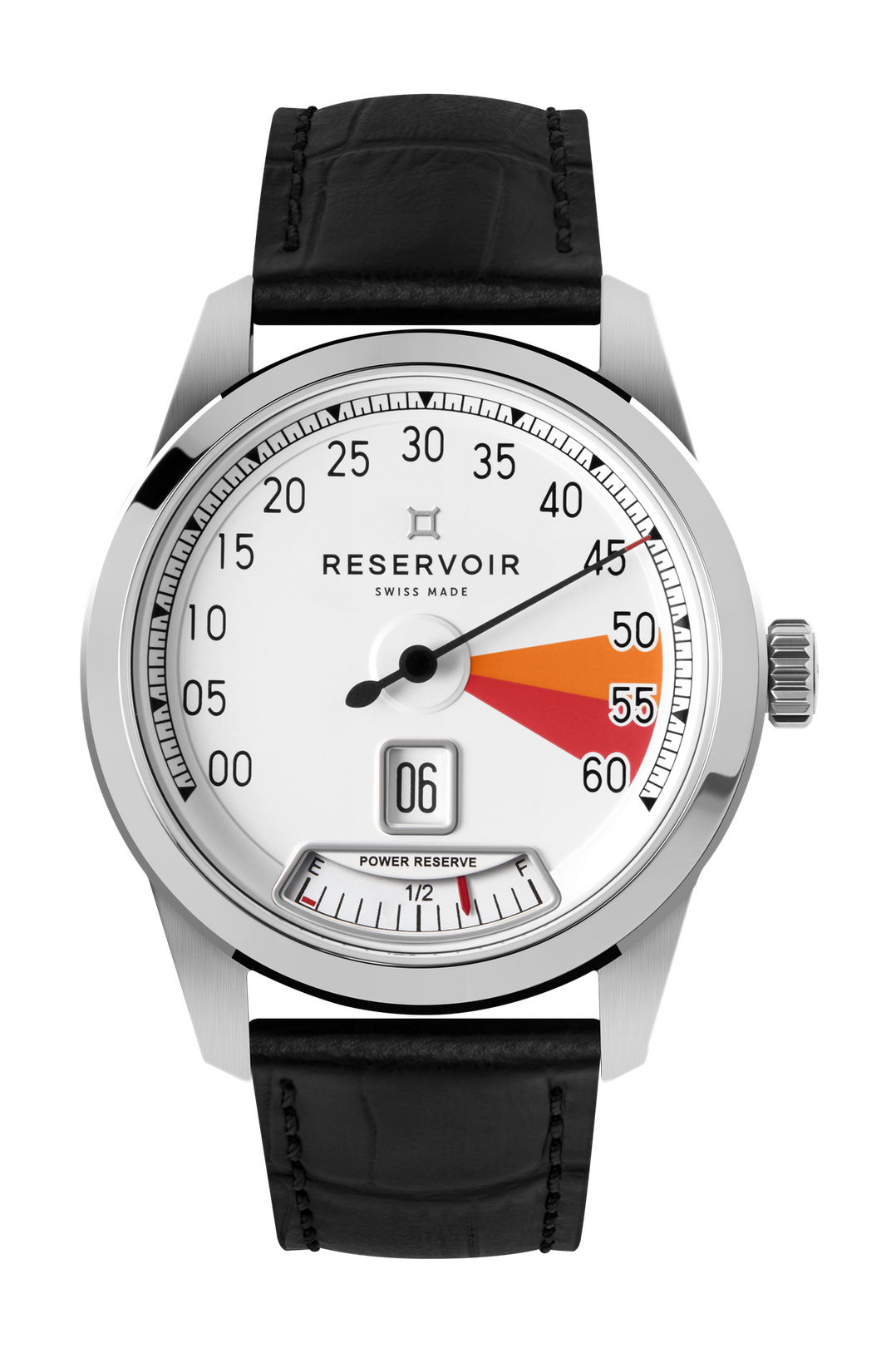 Reservoir Supercharged Classic Red Zone luxury timepiece - detailed view