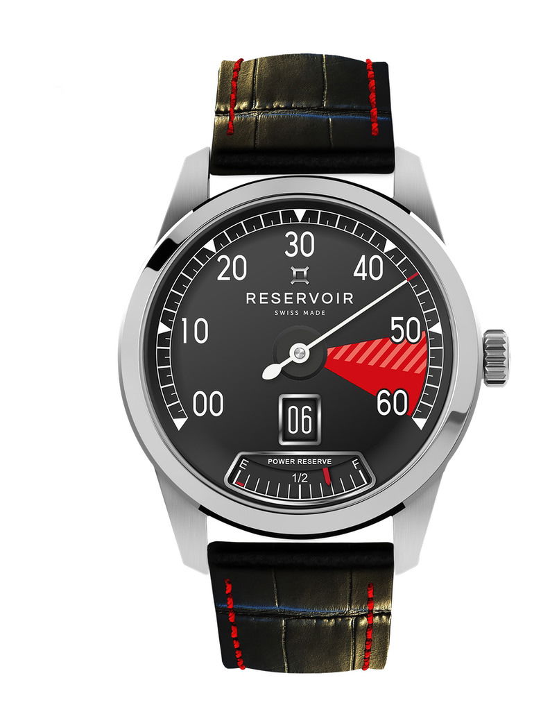 Reservoir Supercharged Sport Red Zone II luxury timepiece - detailed view