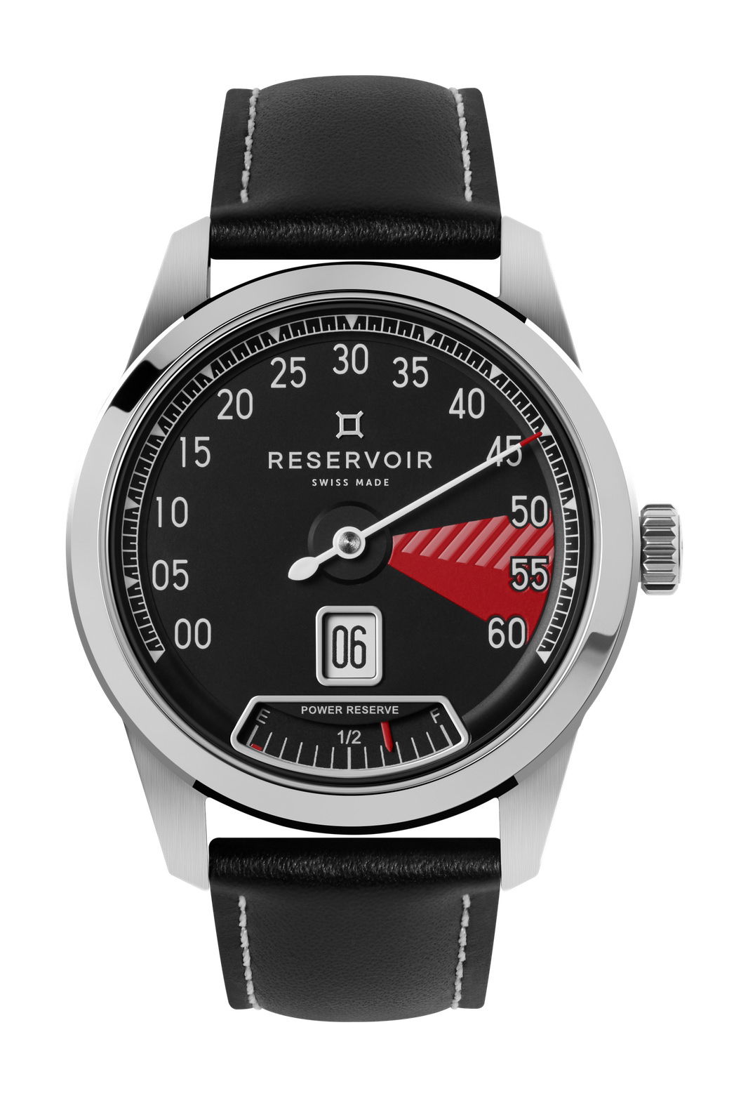 Reservoir Supercharged Sport Red Zone luxury timepiece - detailed view