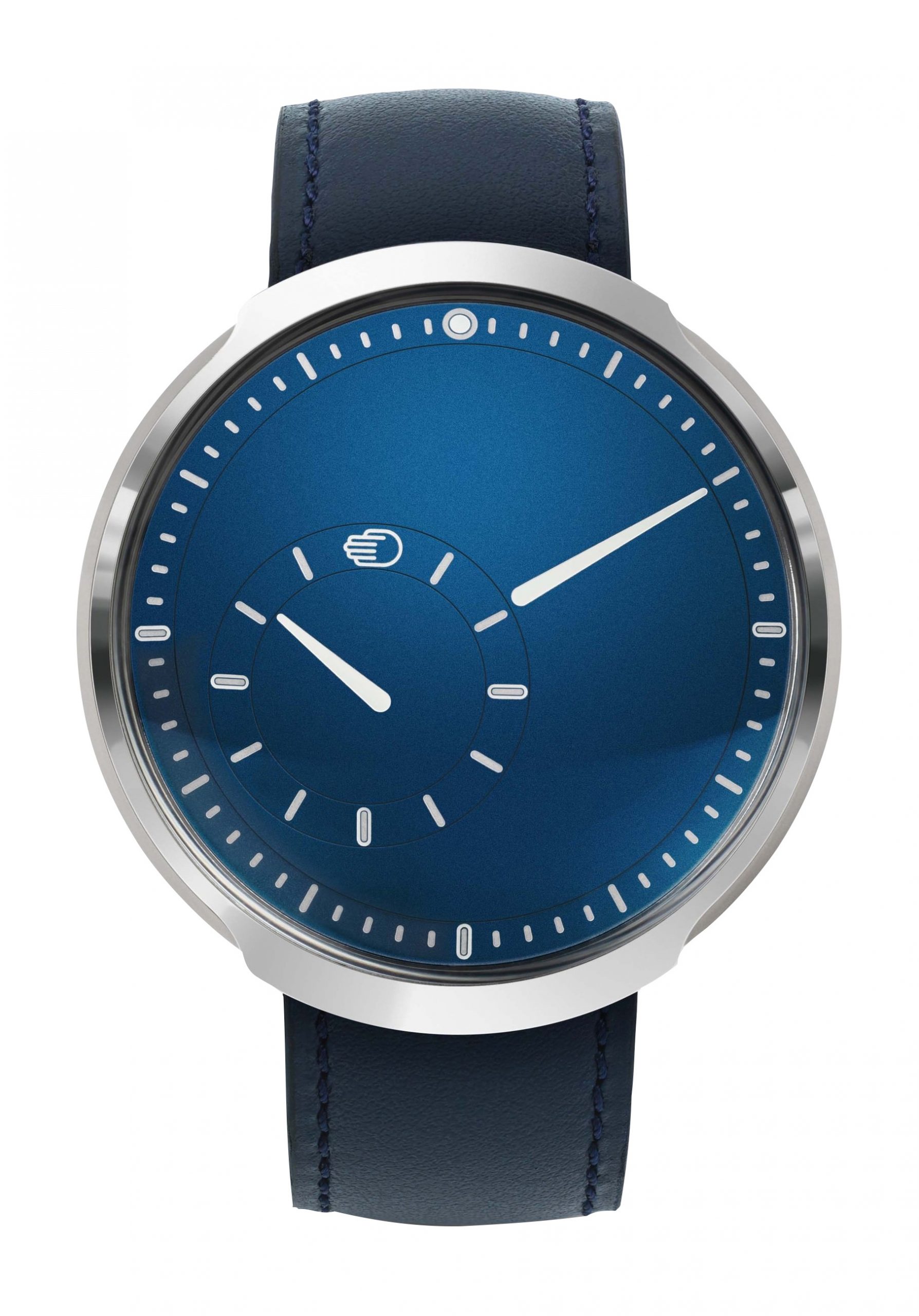 Ressence Type 8 Cobalt Blue luxury timepiece - detailed view