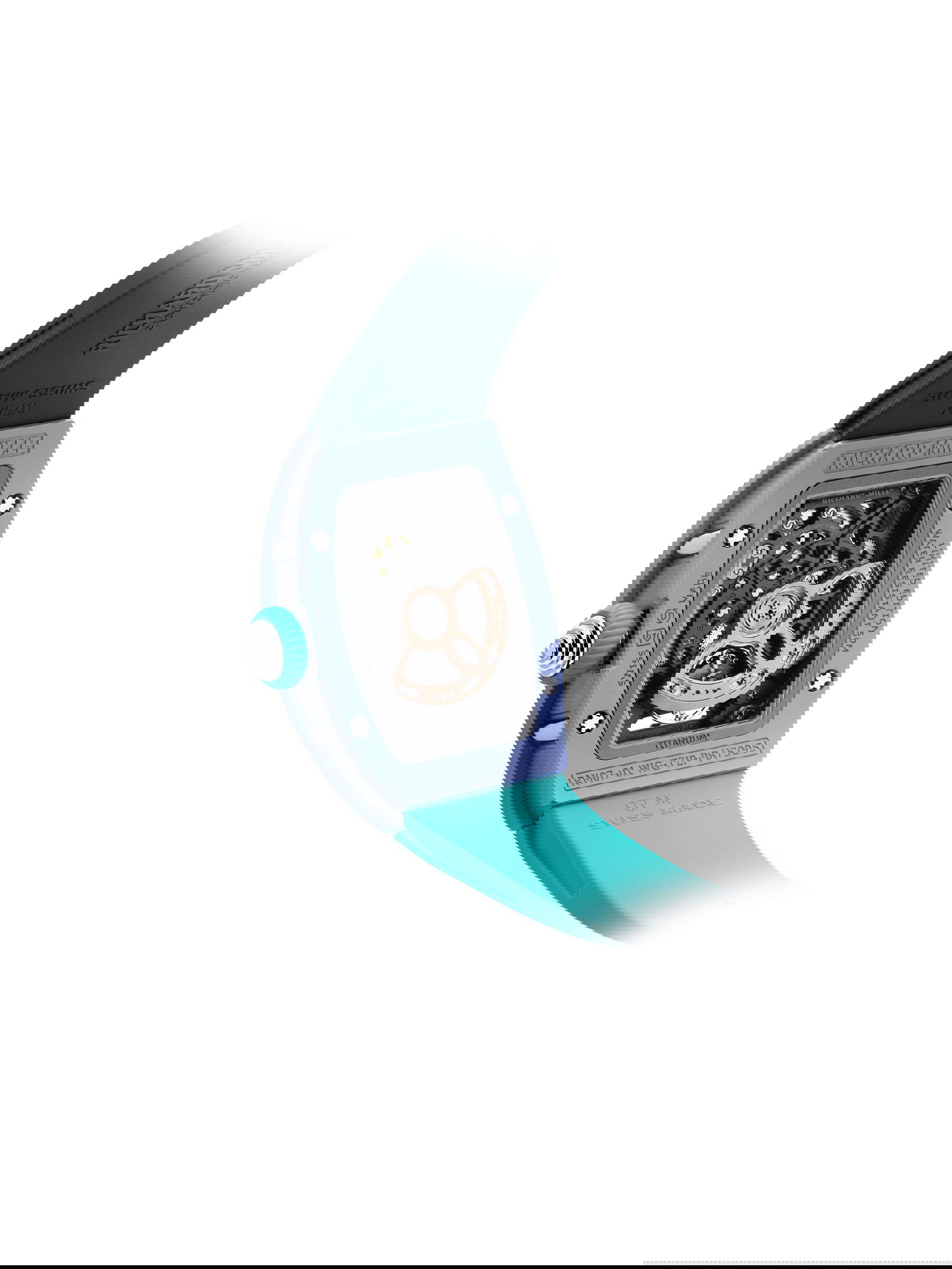 Richard Mille RM 07-01 Automatic Coloured Ceramics Pastel Blue Limited Edition - View 3