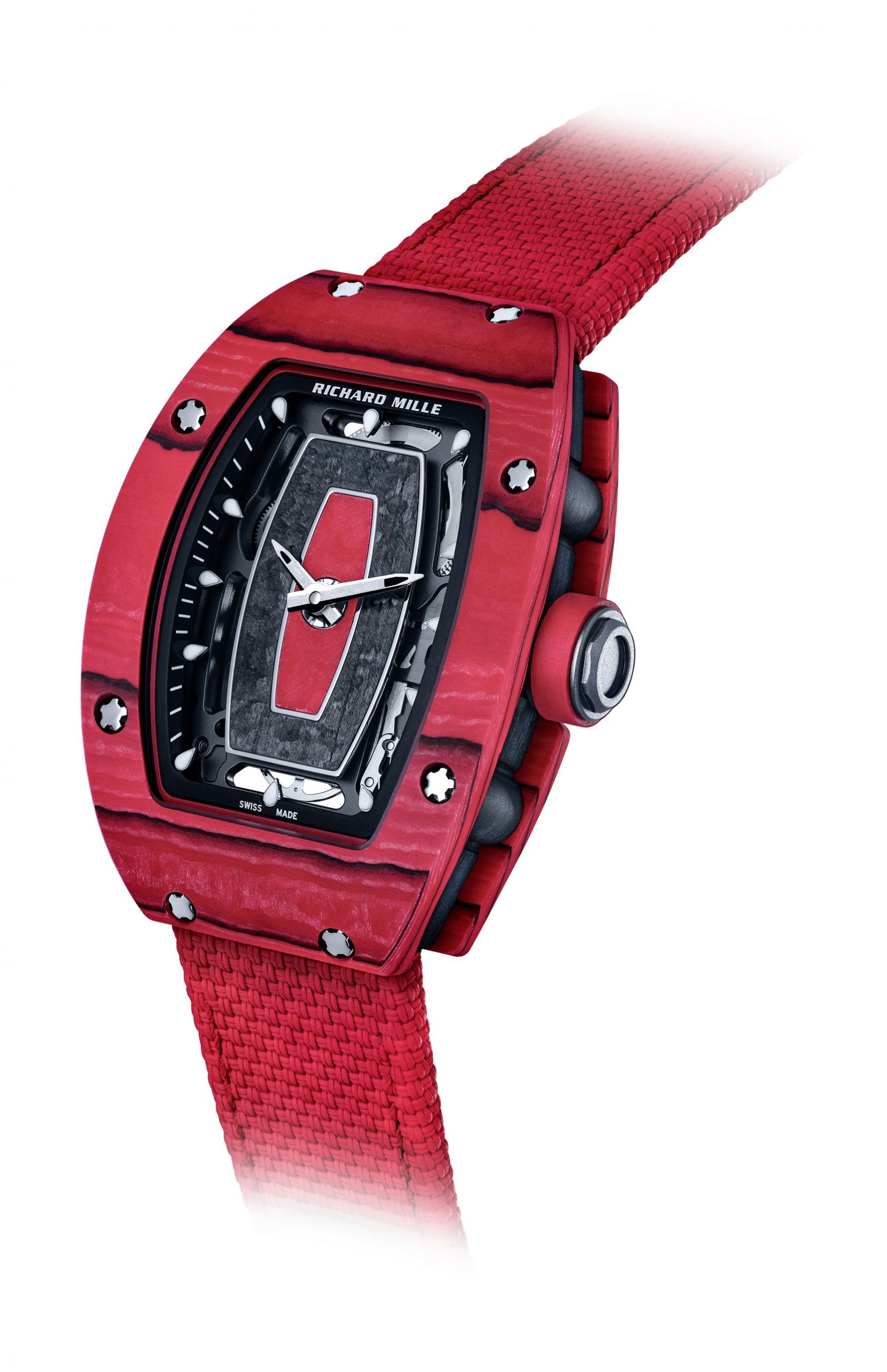Richard Mille RM 07-01 Automatic Winding Racing Red Limited Edition luxury timepiece - detailed view