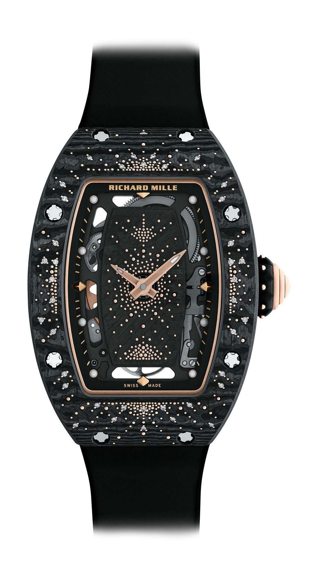 Richard Mille RM 07-01 Automatic Winding Intergalactic Dark Night luxury timepiece - detailed view