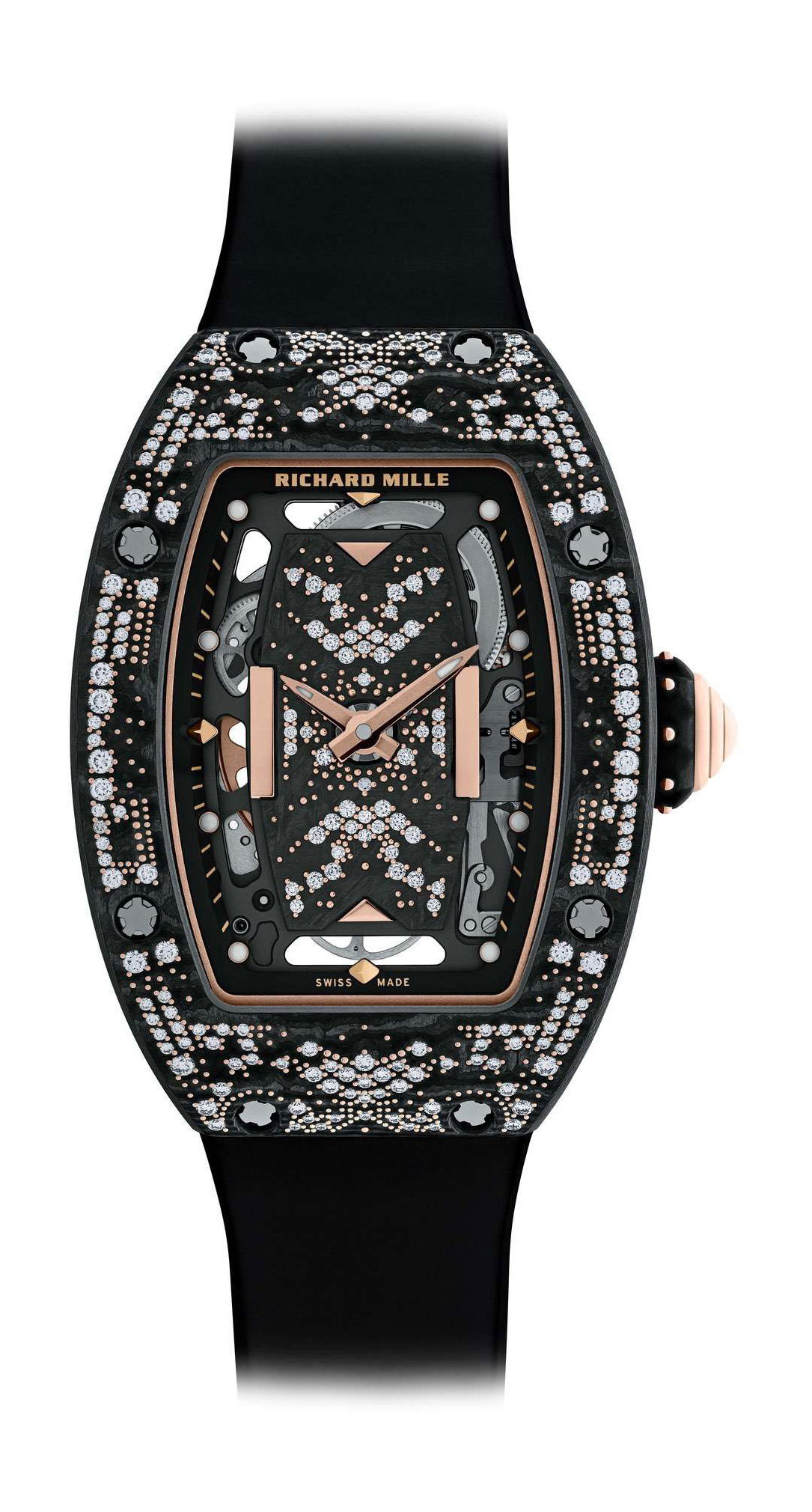 Richard Mille RM 07-01 Automatic Winding Intergalactic Misty Night luxury timepiece - detailed view