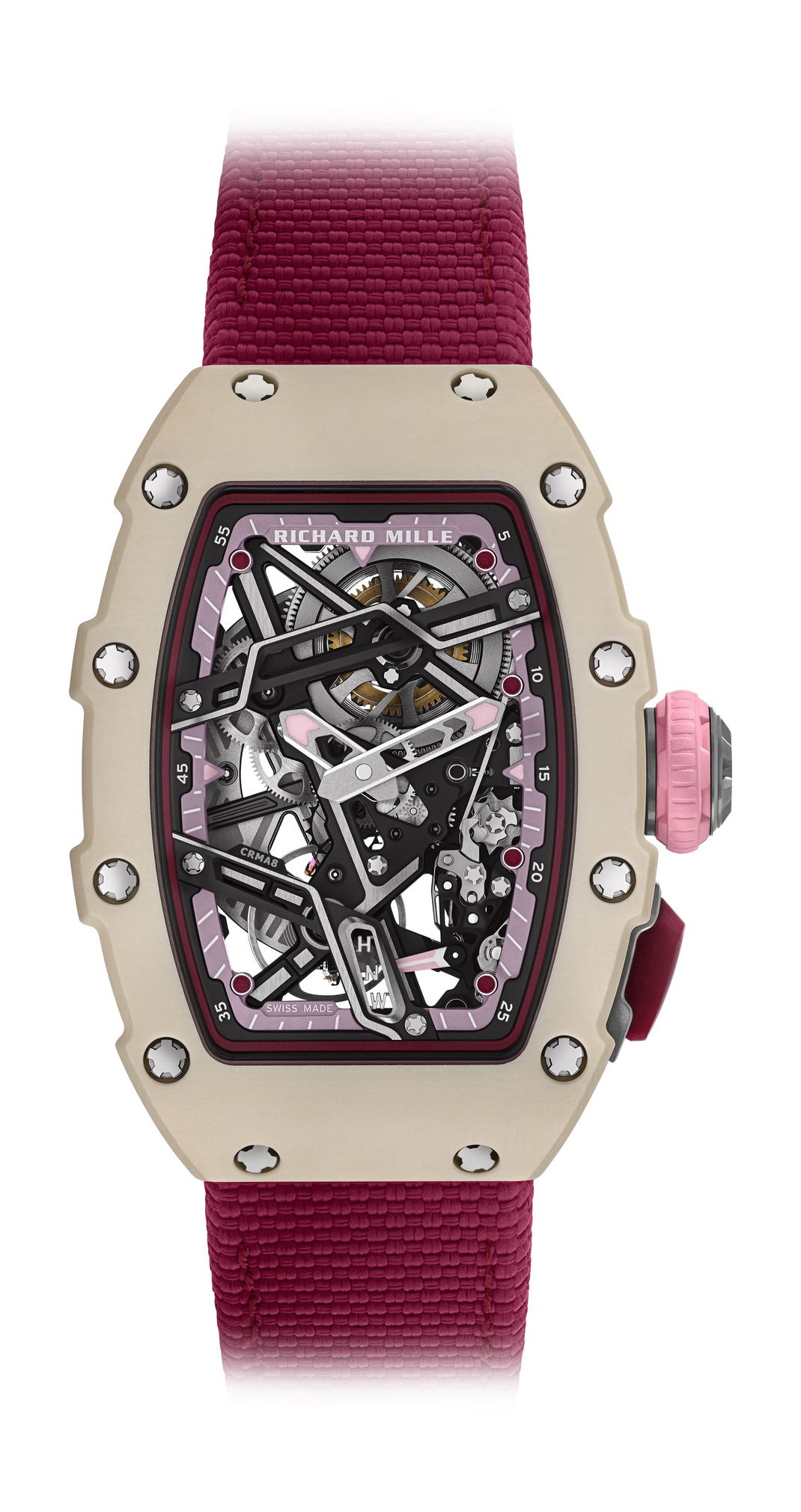 Richard Mille RM 07-04 Automatic Winding Sport Creamy White luxury timepiece - detailed view