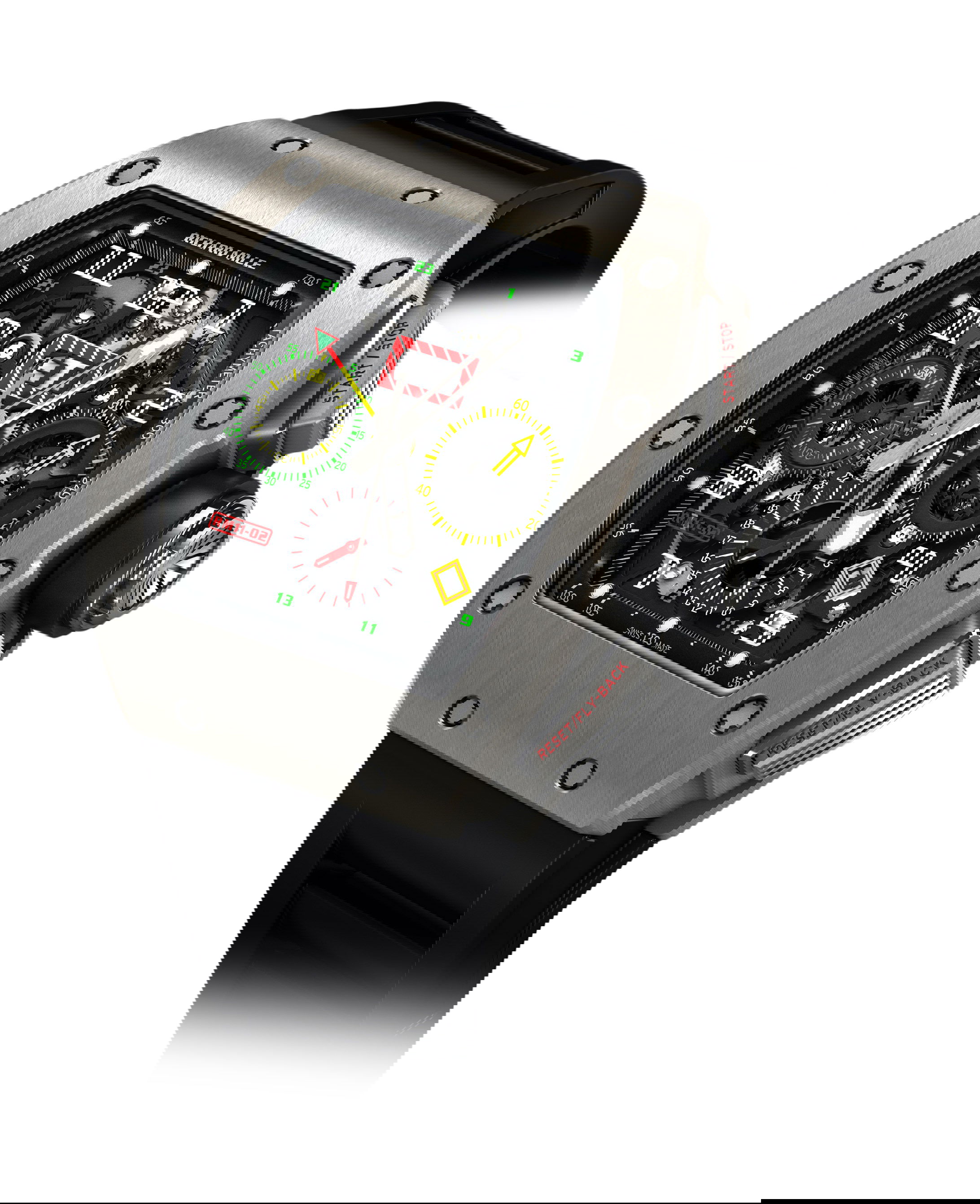 Richard Mille RM 11-02 Automatic Winding Flyback Chronograph luxury timepiece - detailed view