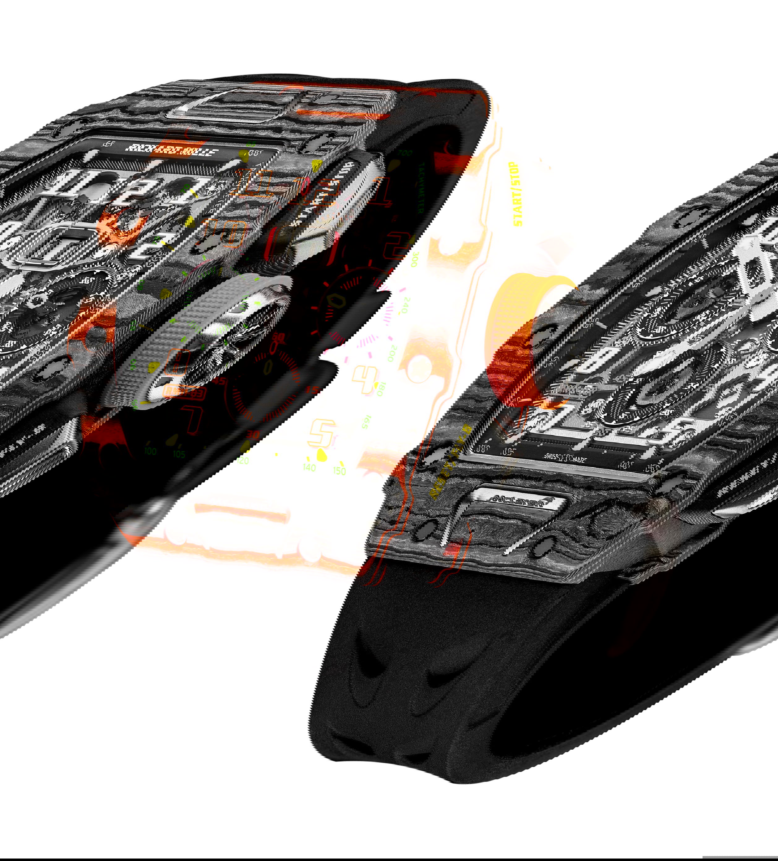 Richard Mille RM 11-03 Automatic Flyback Chronograph McLaren luxury timepiece - detailed view