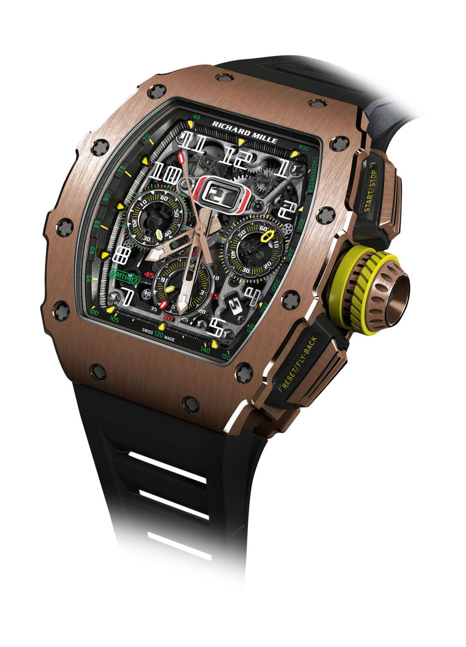 Richard Mille RM 11-03 Automatic Winding Flyback Chronograph luxury timepiece - detailed view