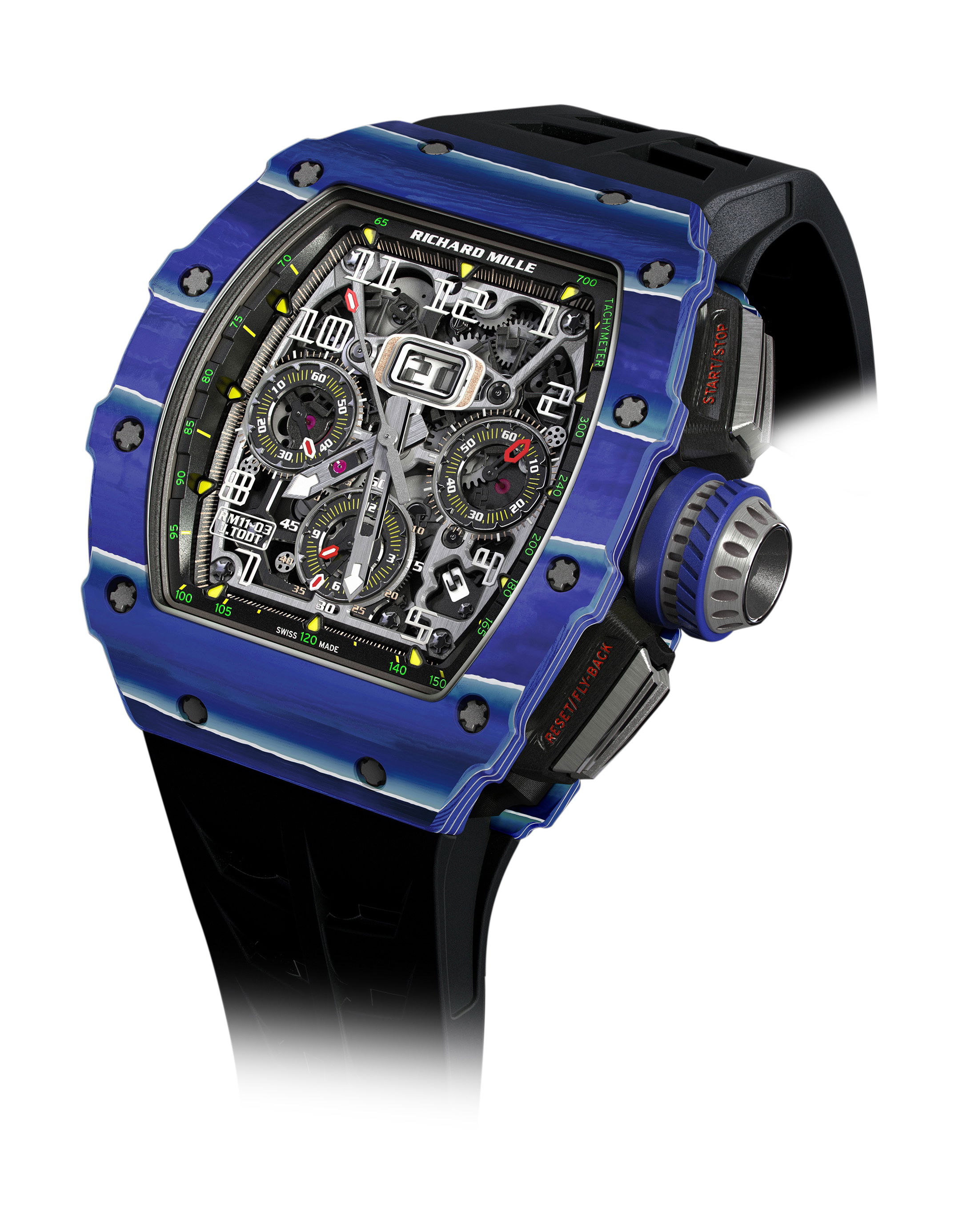 Richard Mille RM 11-03 Jean Todt 50th Anniversary Limited Edition luxury timepiece - detailed view