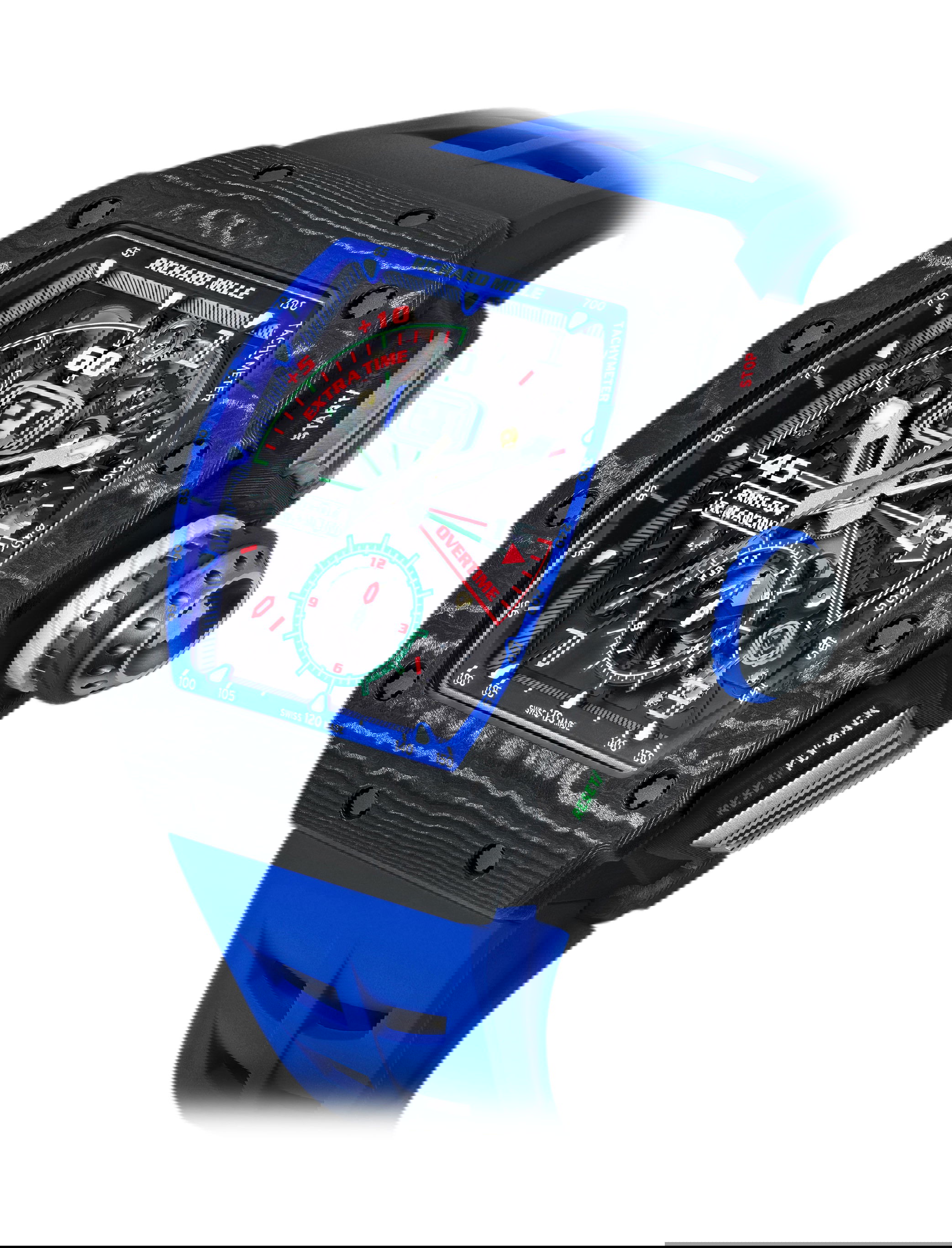 Richard Mille RM 11-04 Automatic Winding Flyback Chronograph Roberto Mancini luxury timepiece - detailed view