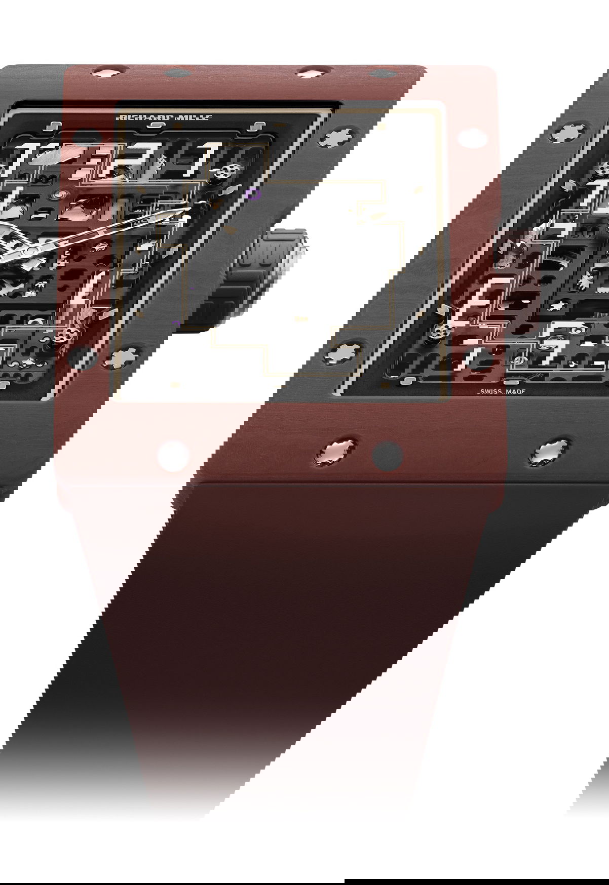 Richard Mille RM 16-02 Automatic Extraflat Terracotta Quartz TPT® luxury timepiece - detailed view