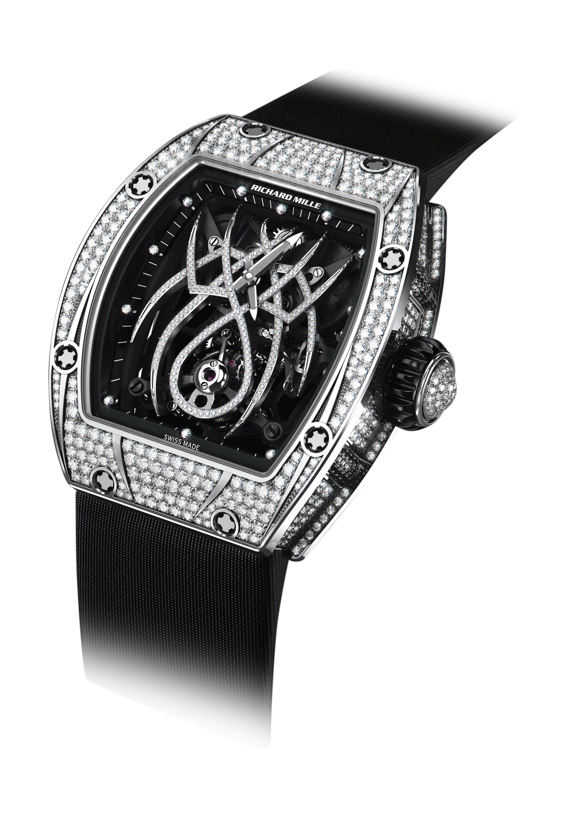 Richard Mille RM 19-01 Manual Winding Tourbillon Spider luxury timepiece - detailed view
