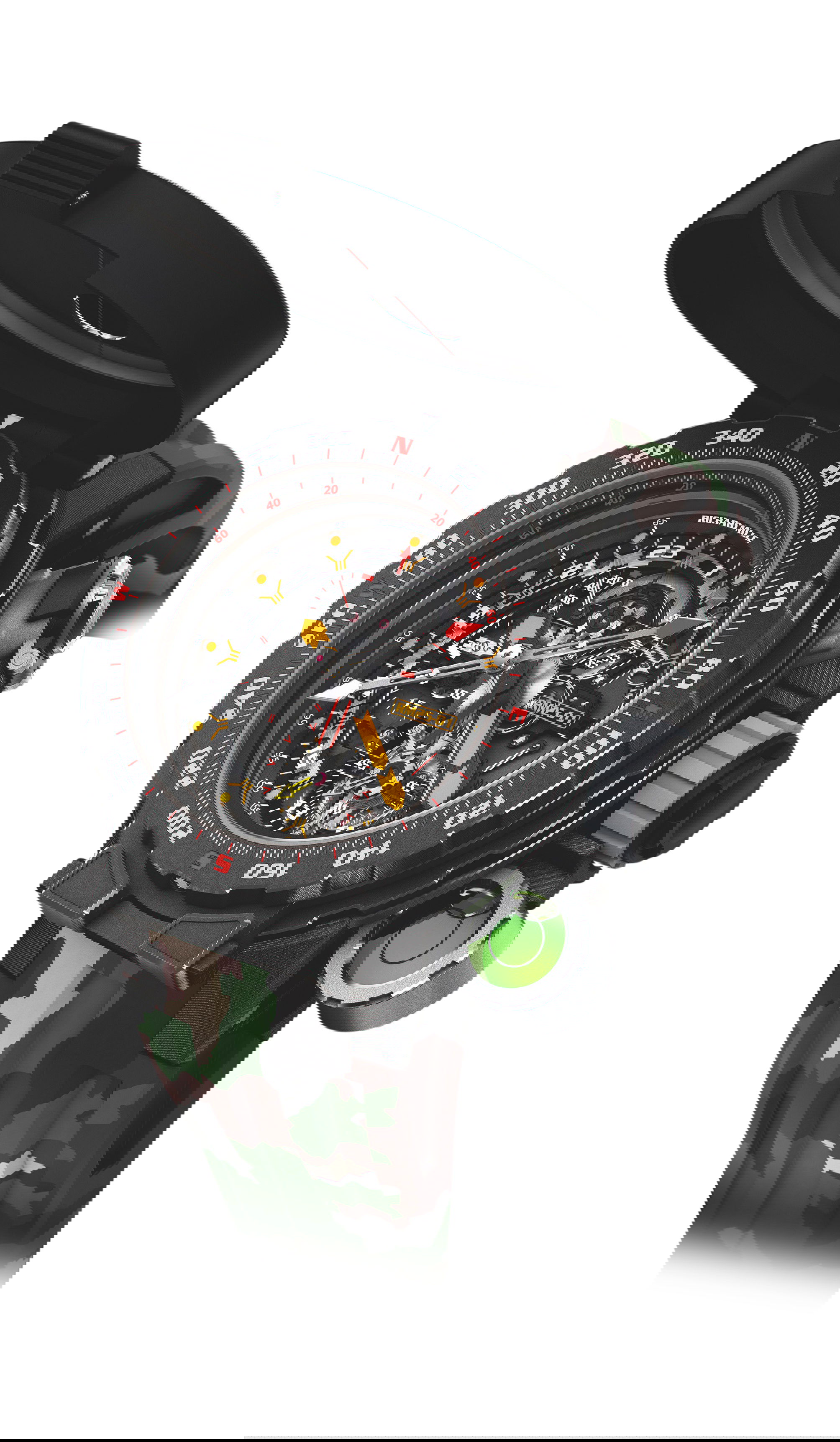 Richard Mille RM 25-01 Tourbillon Adventure Sylvester Stallone luxury timepiece - detailed view