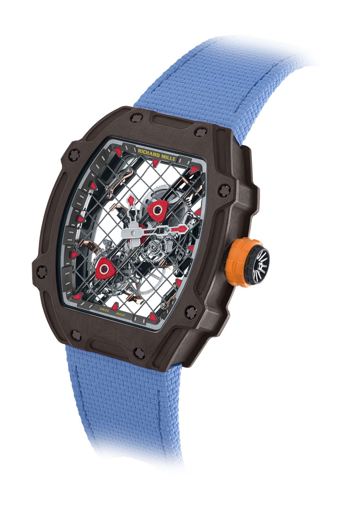 Richard Mille RM 27-04 Manual Winding Tourbillon Rafael Nadal Limited Edition luxury timepiece - detailed view