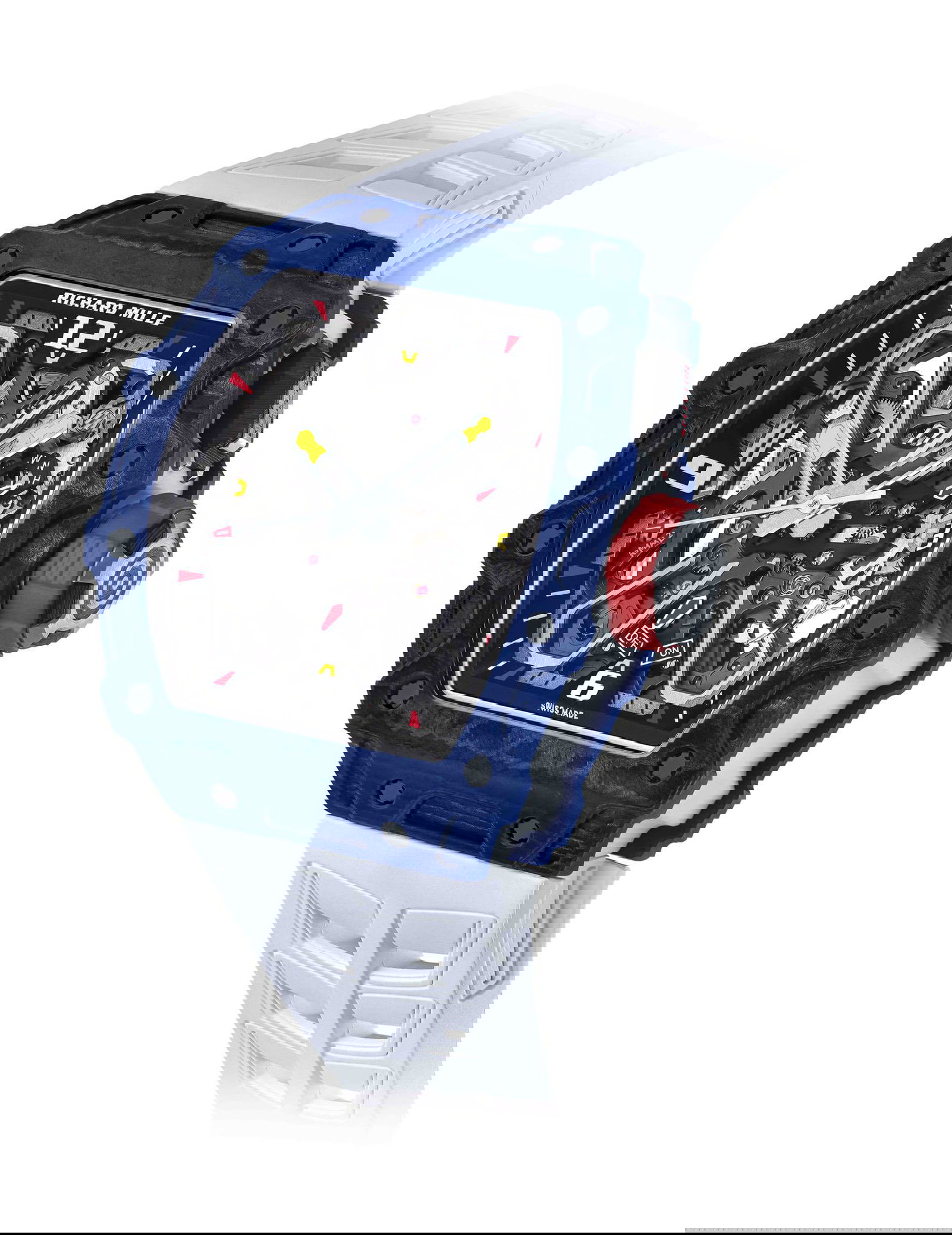 Richard Mille RM 35-03 Automatic Winding Rafael Nadal Blue Quartz TPT luxury timepiece - detailed view