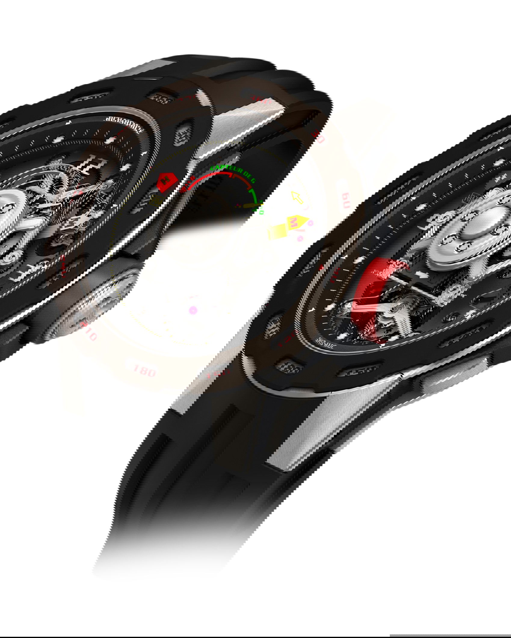 Richard Mille RM 36-01 Manual Winding Tourbillon G-Sebastien Loeb Limited Edition luxury timepiece - detailed view