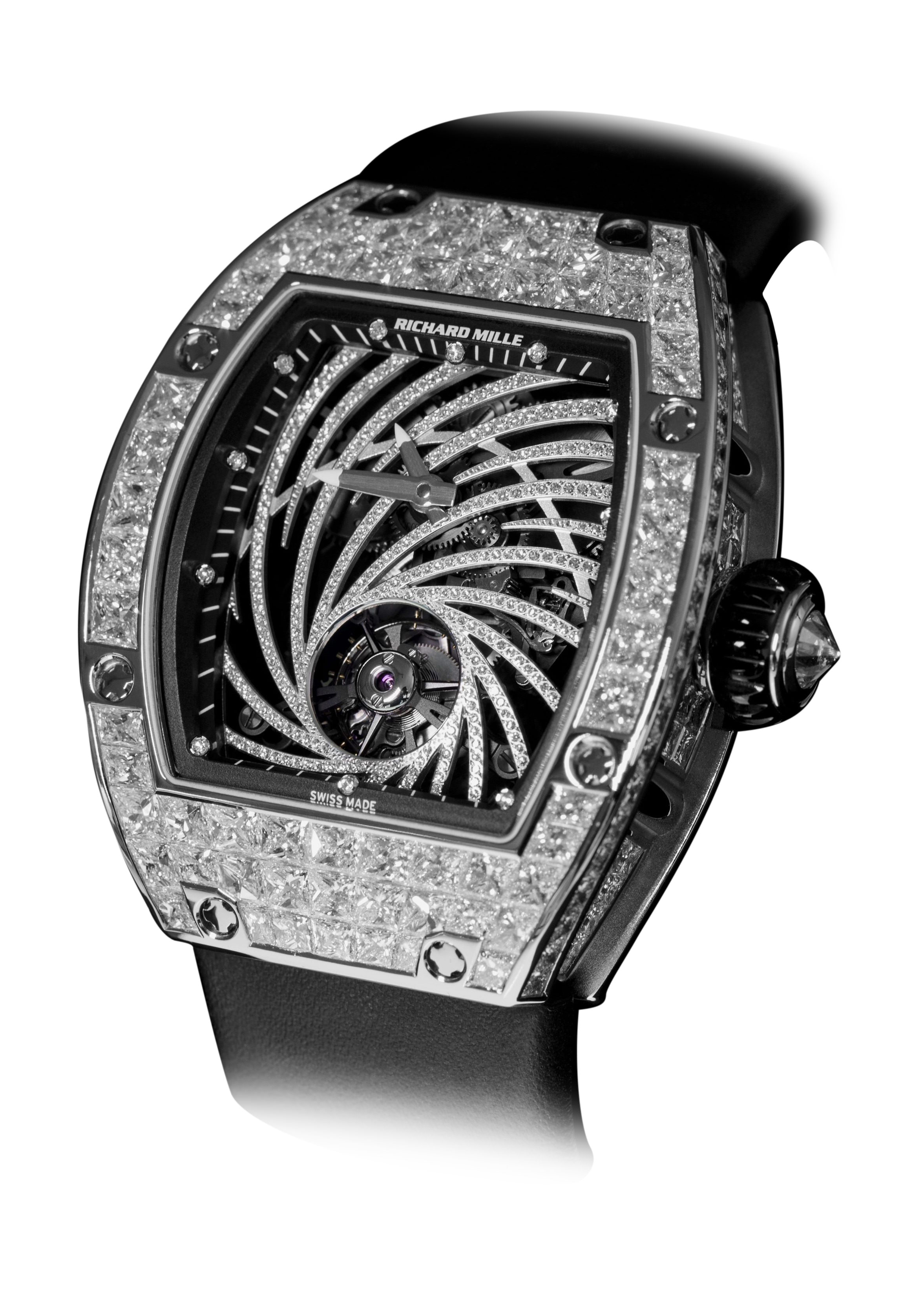 Richard Mille RM 51-02 Manual Winding Tourbillon Diamond Twister luxury timepiece - detailed view