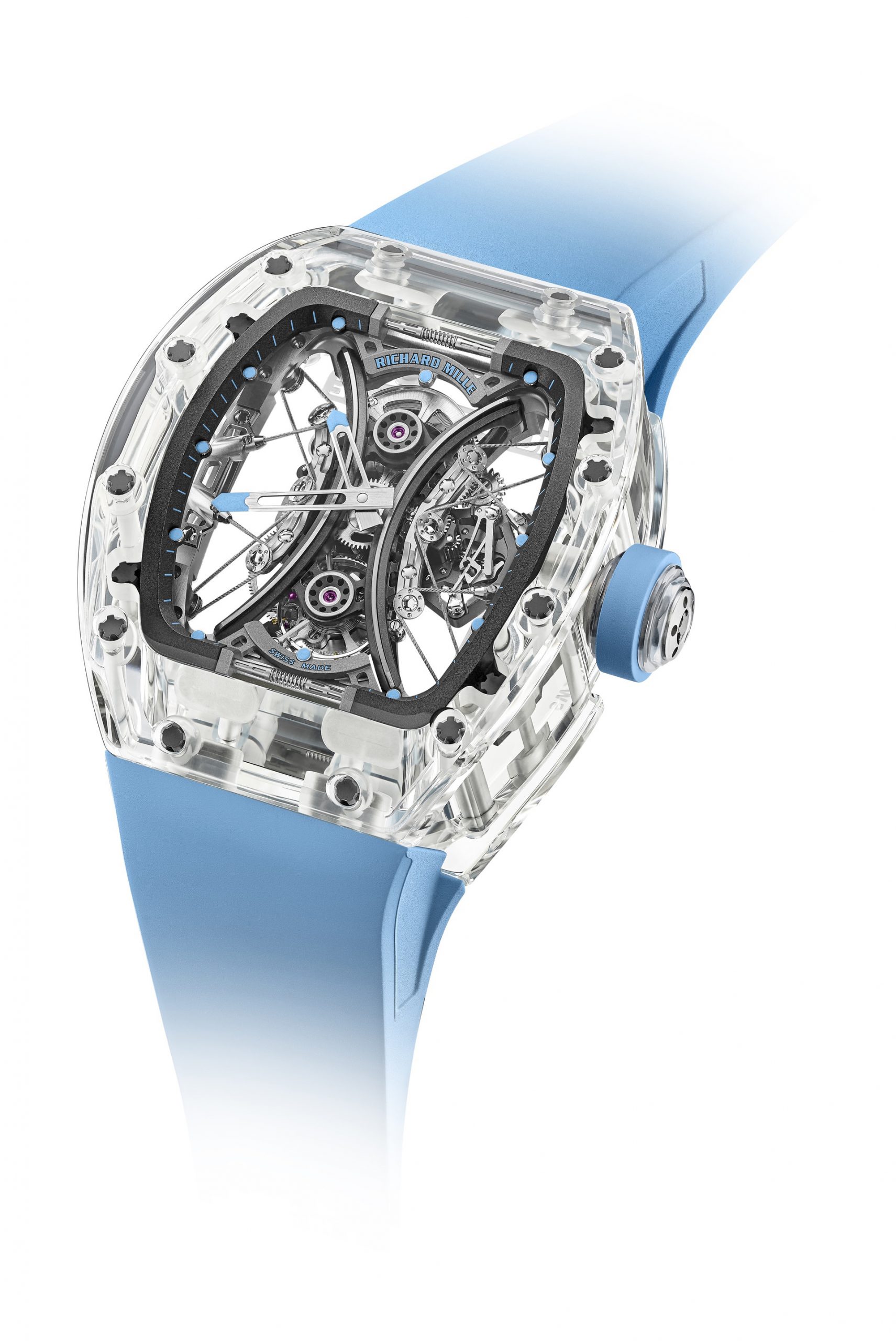 Richard Mille RM 53-02 Tourbillon Sapphire Limited Edition luxury timepiece - detailed view