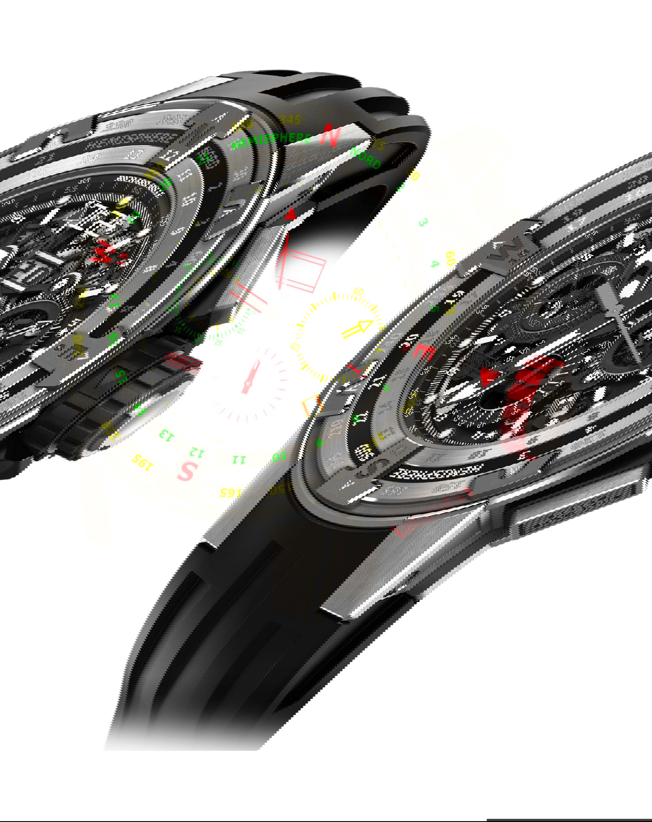 Richard Mille RM 60-01 Automatic Winding Flyback Chronograph Regatta luxury timepiece - detailed view