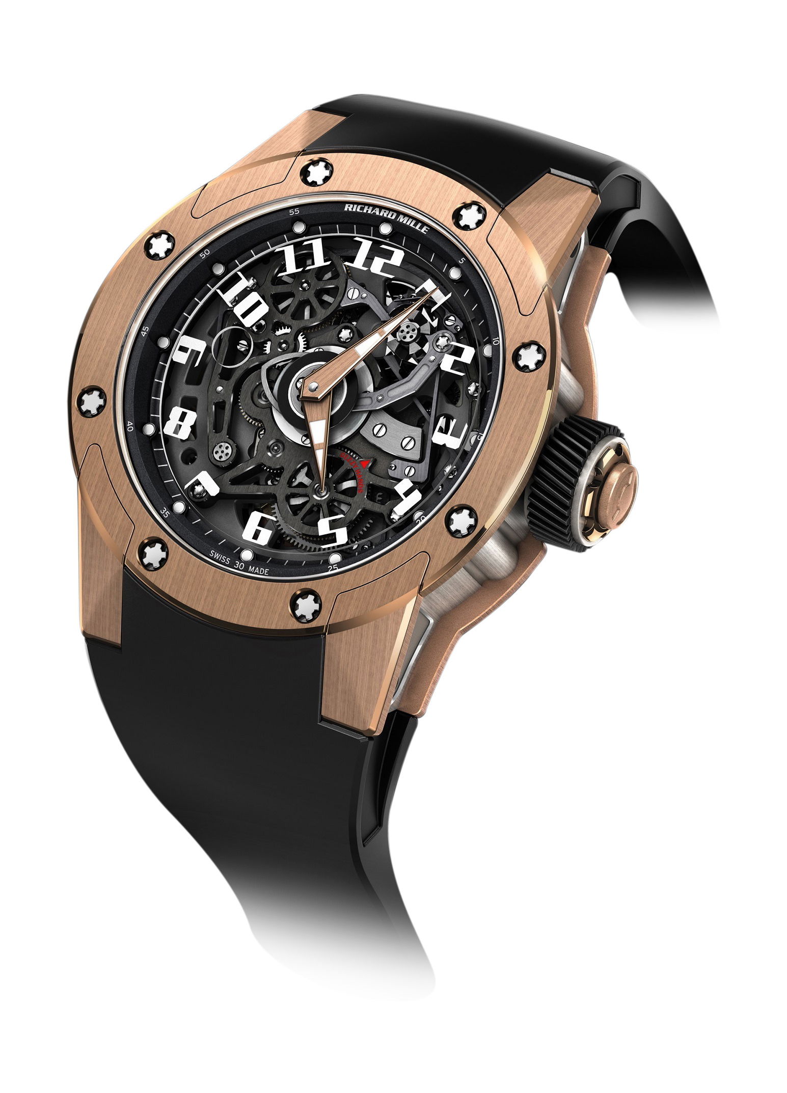 Richard Mille RM 63-01 Automatic Winding Dizzy Hands luxury timepiece - detailed view